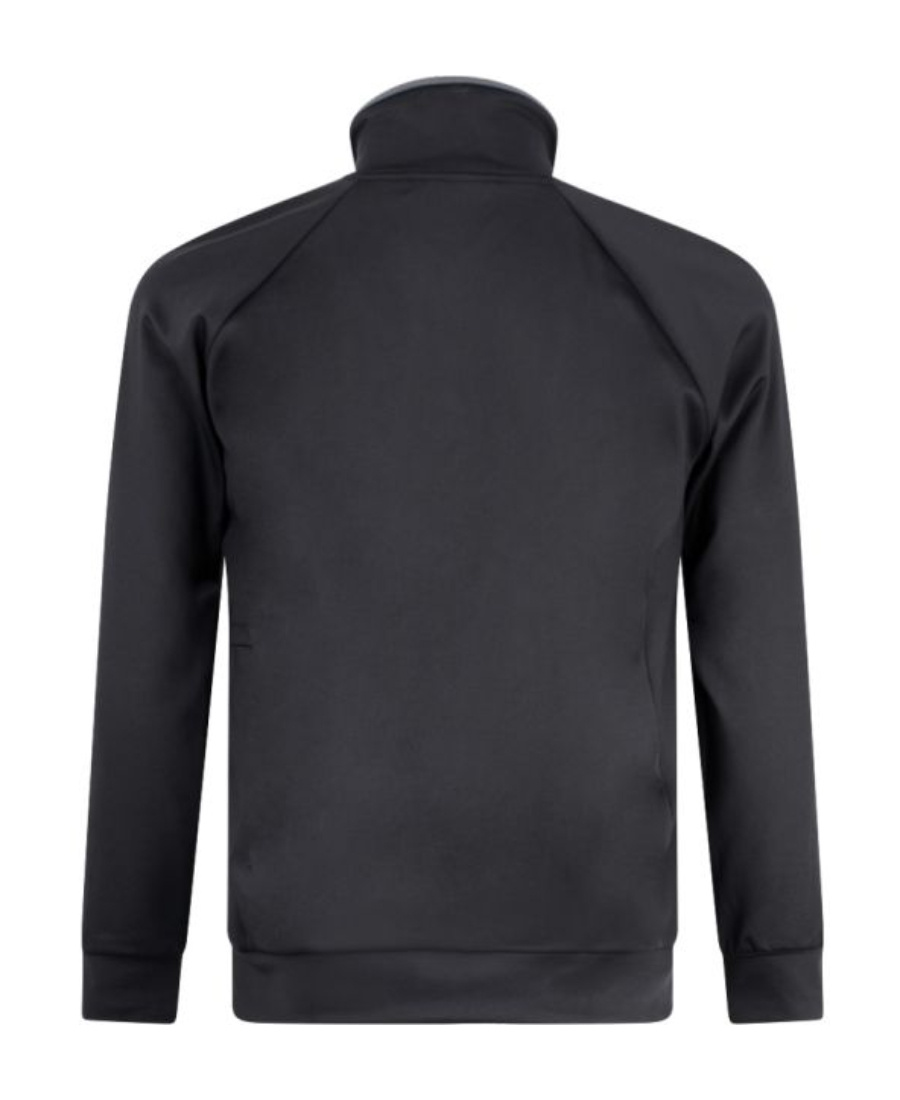 Hugo Boss Logo-print Zip-up Jacket In Black