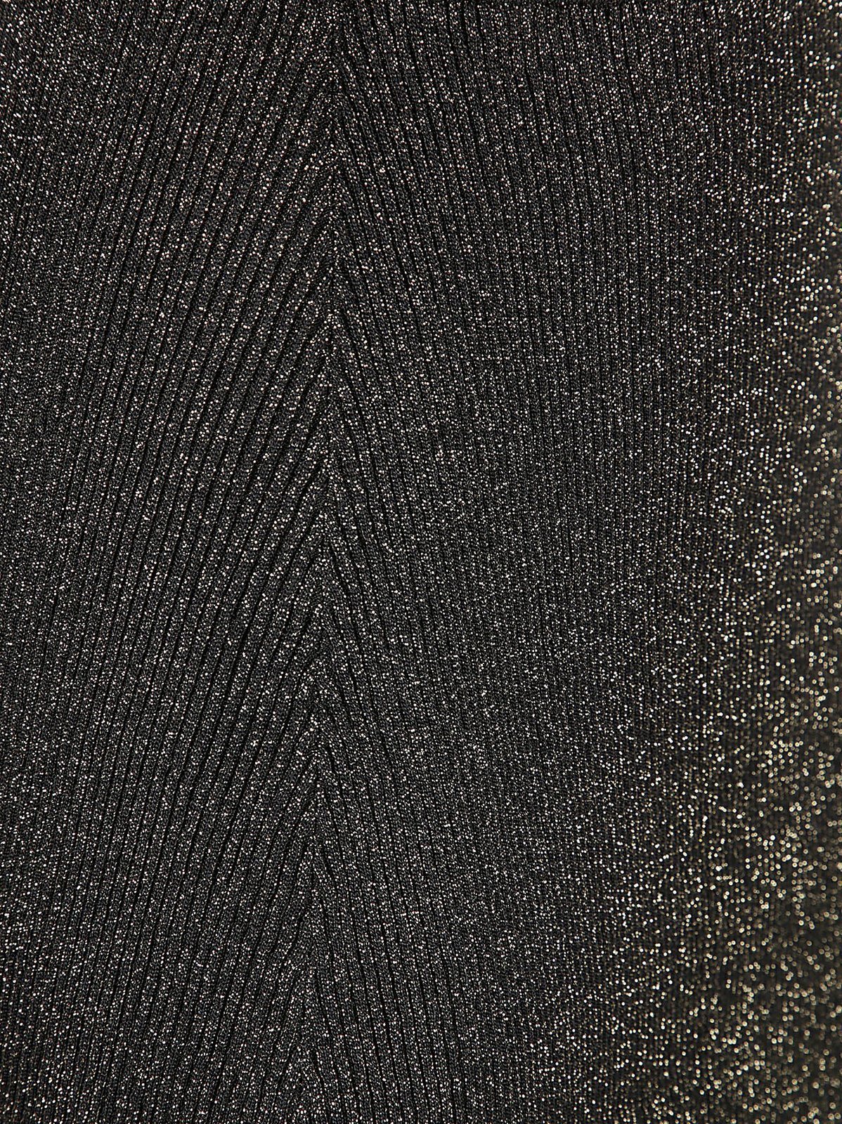 Chloé Fitted Black Skirt With Scalloped Hem In Black