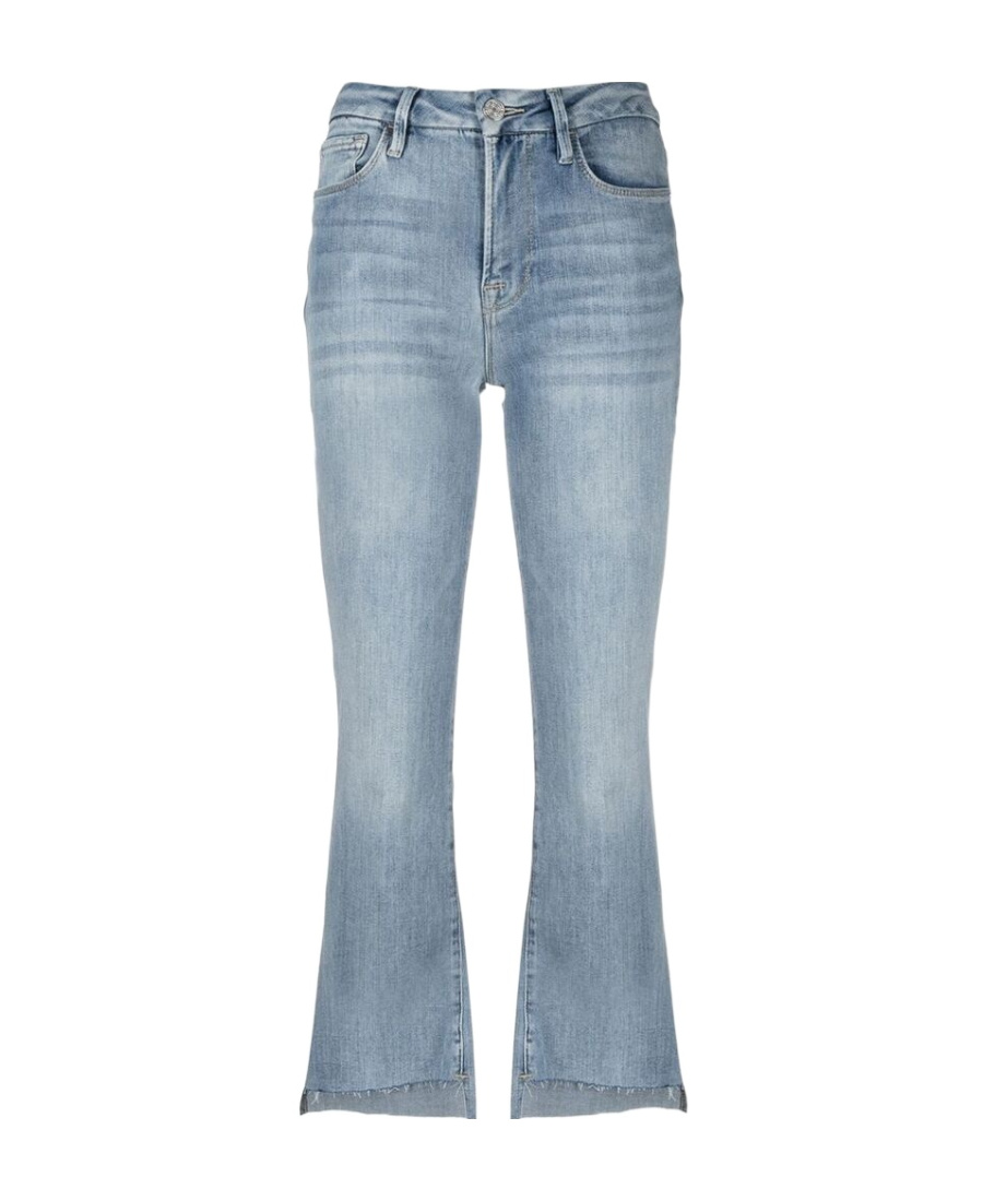 Frame Cropped-leg Jeans In Blue