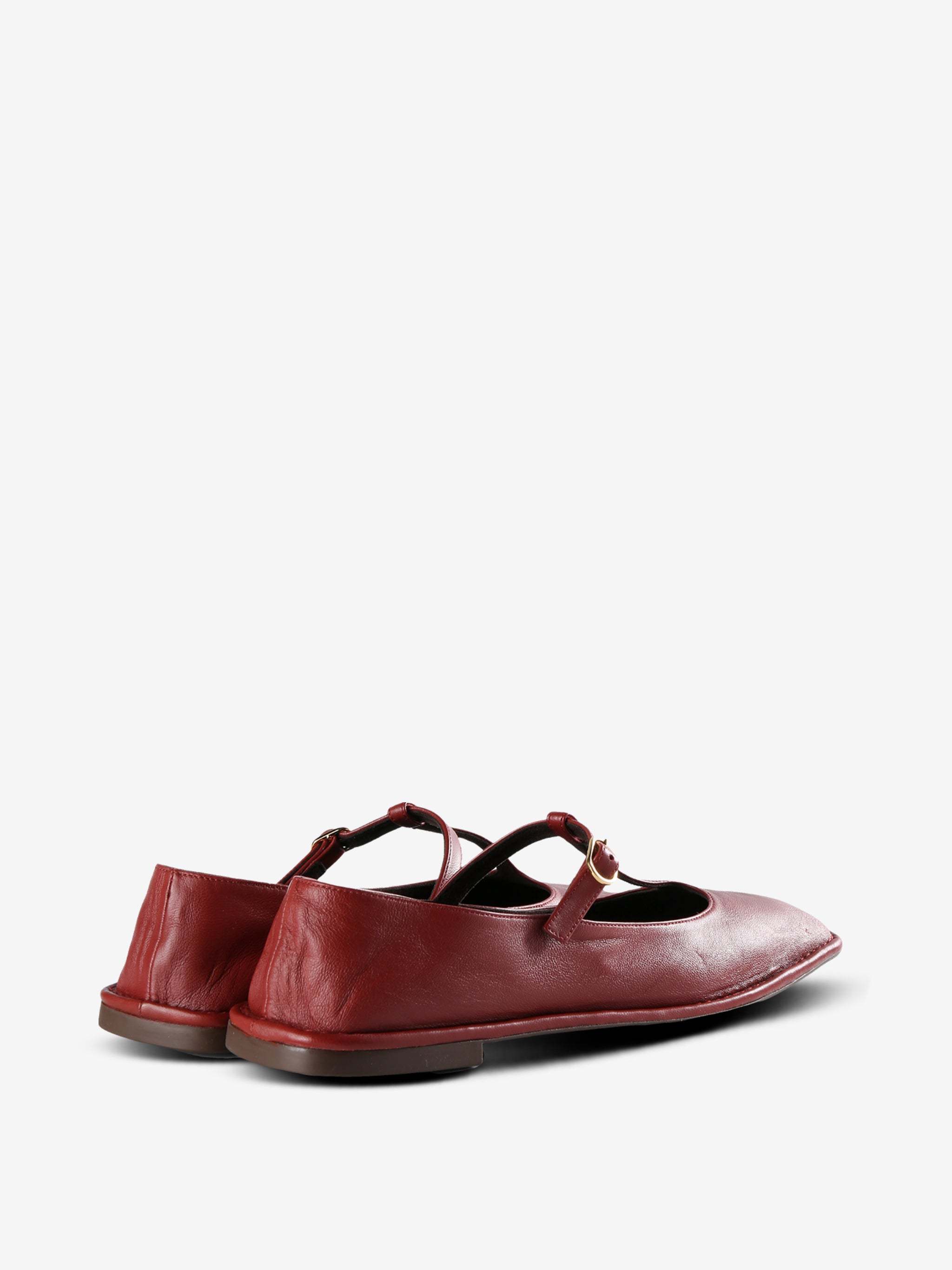 The Row Square Toe Flats