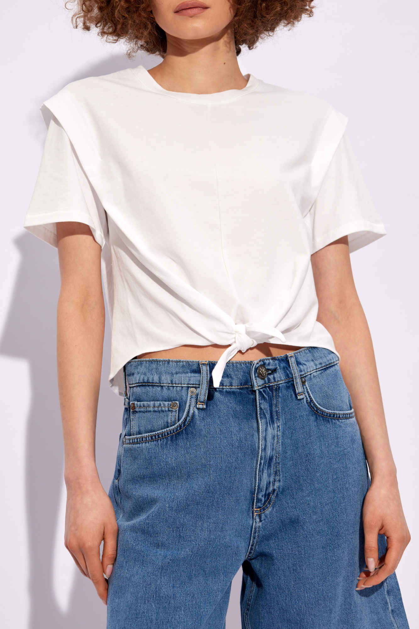 Rag & Bone Short-sleeved T-shirt In White