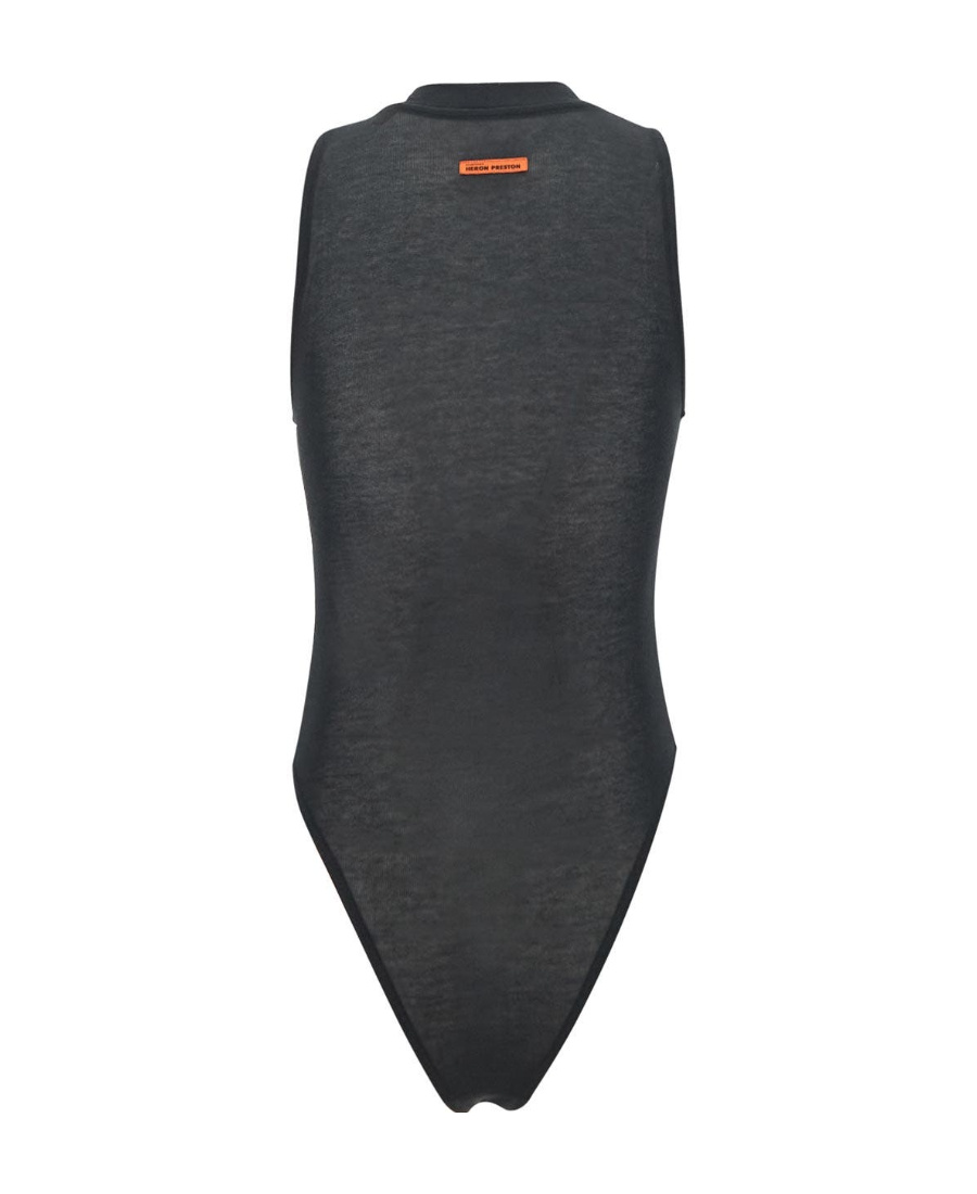 Heron Preston Logo-print Bodysuit In Black