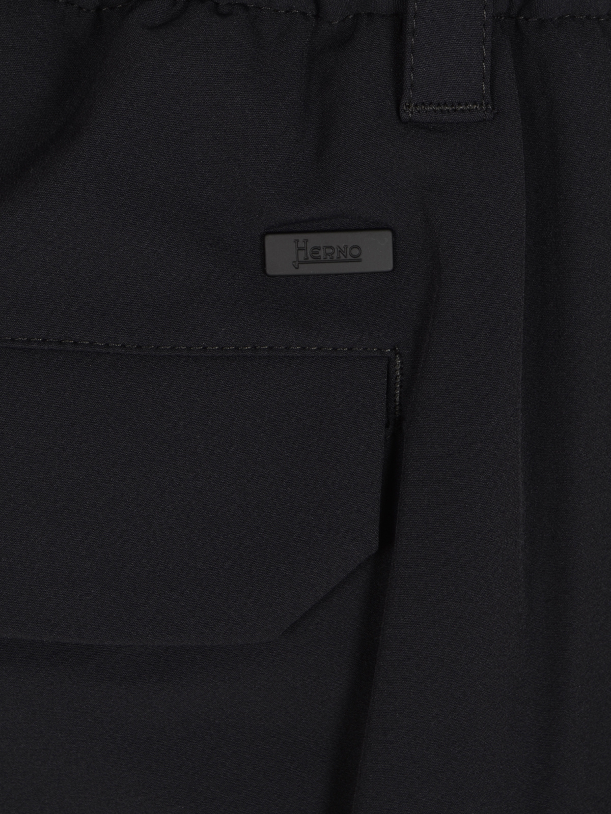 Herno Logo Detail Track Pants In Black