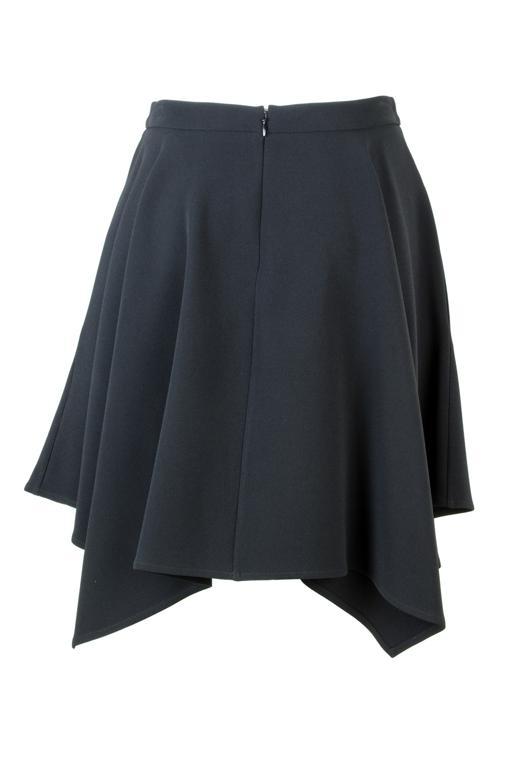 Stella Mccartney Draped Asymmetric Skirt In Black