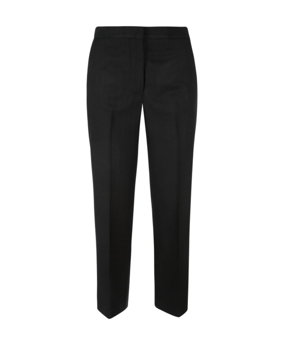 Stella Mccartney Logo Logo Trousers In Black