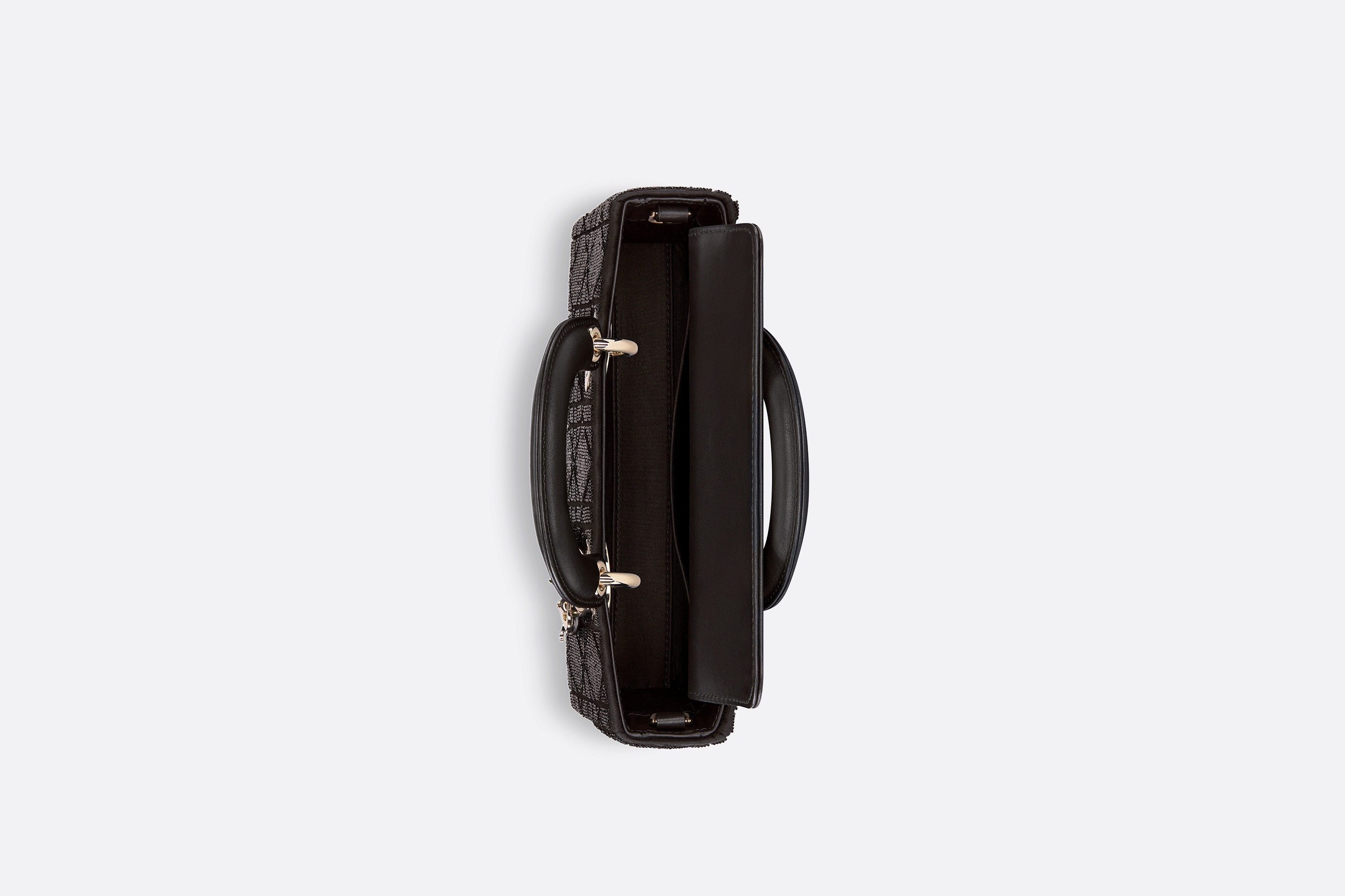 Dior Small Lady D-joy Handbag In Black