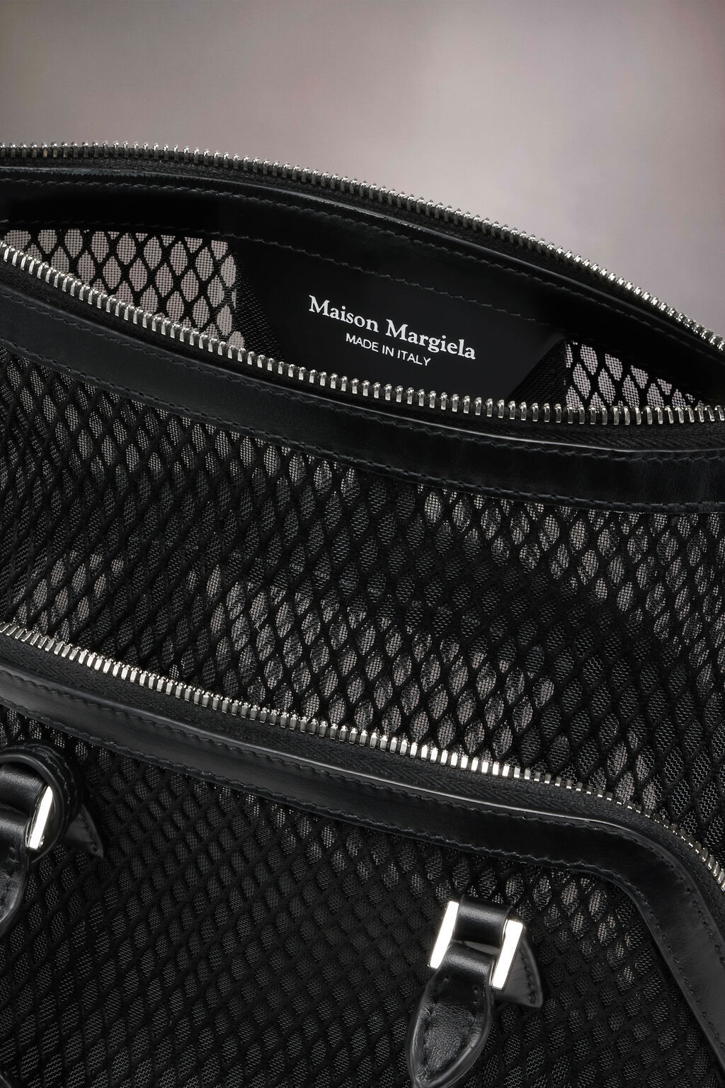 Maison Margiela Mini 5ac Classique Tote Bag In Black