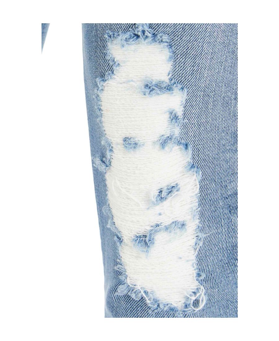 Givenchy Distressed Skinny Fit Jeans In Blue