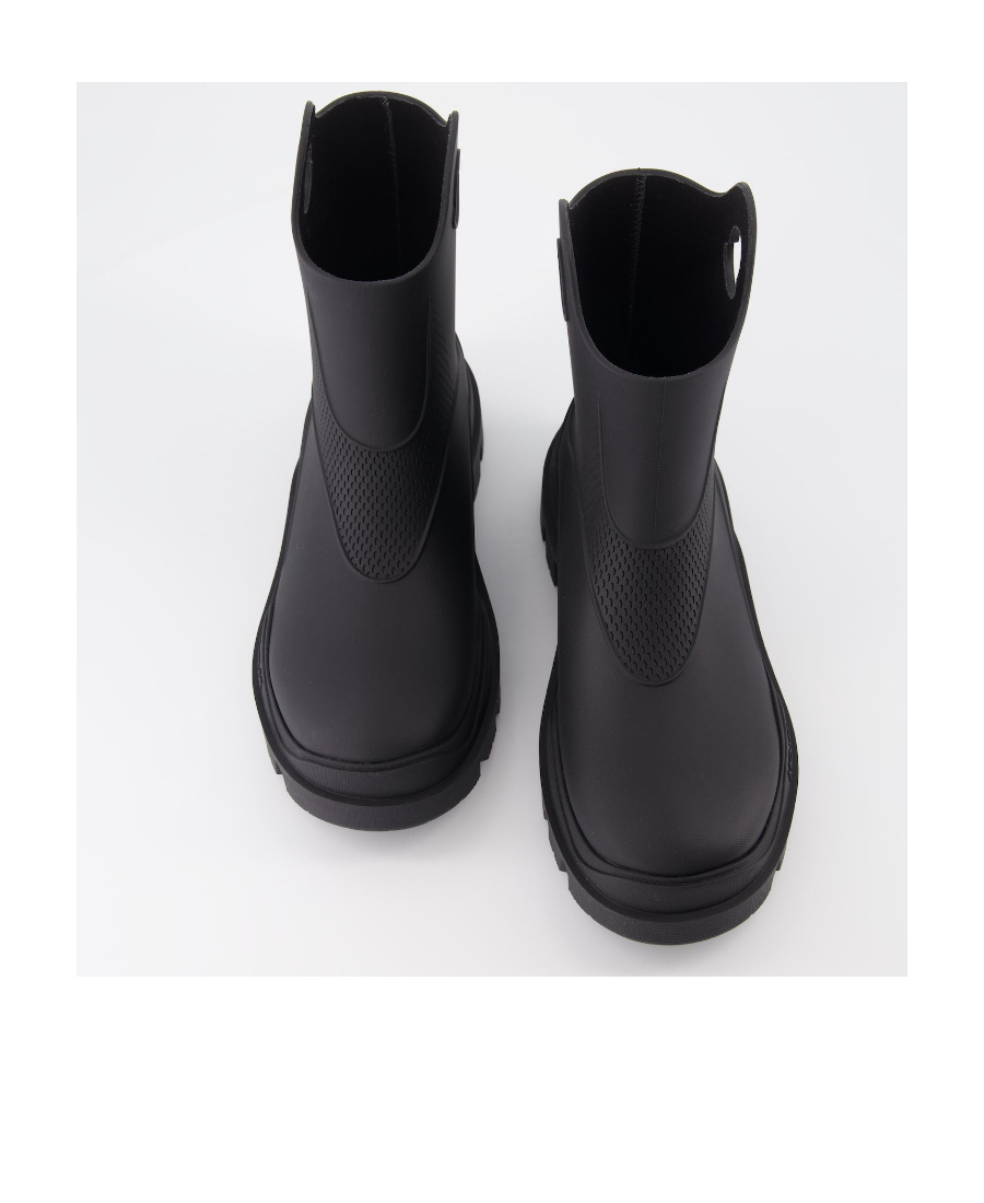 Shop Moncler Misty Rain Ankle Boots In Black