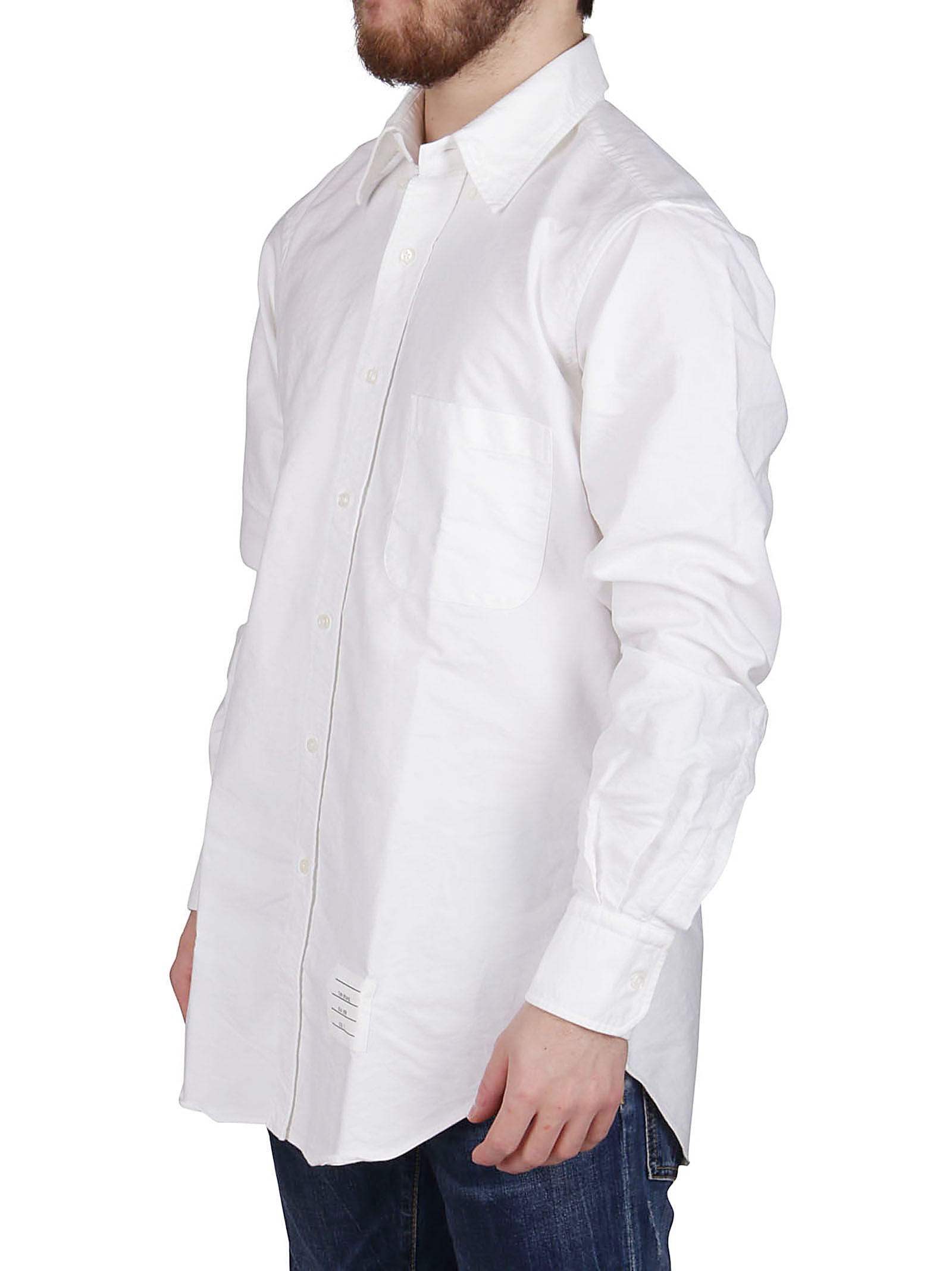 Thom Browne Classic Fit Shirt In White