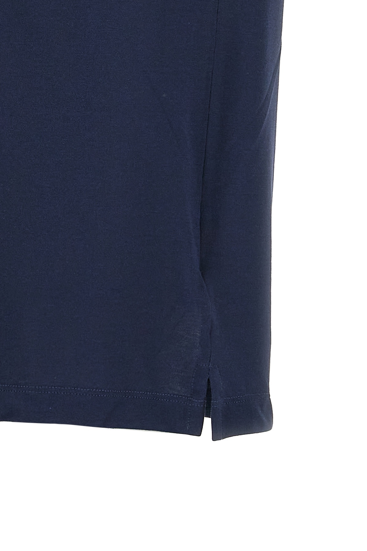 Zanone Crew Neck Plain Short Sleeves T-shirt In Blue