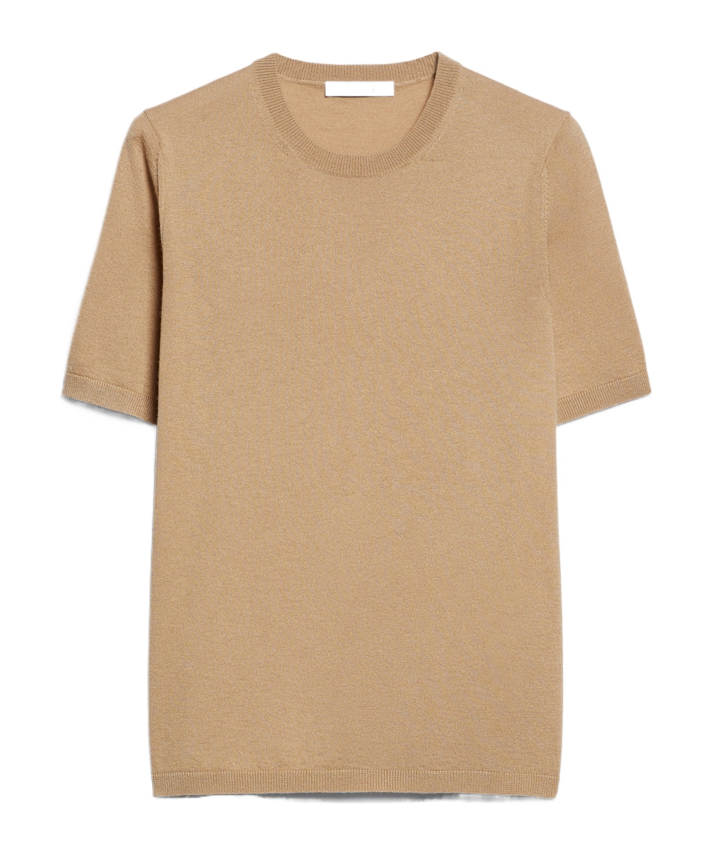 Max Mara Silk Interlock T-shirt In Nude