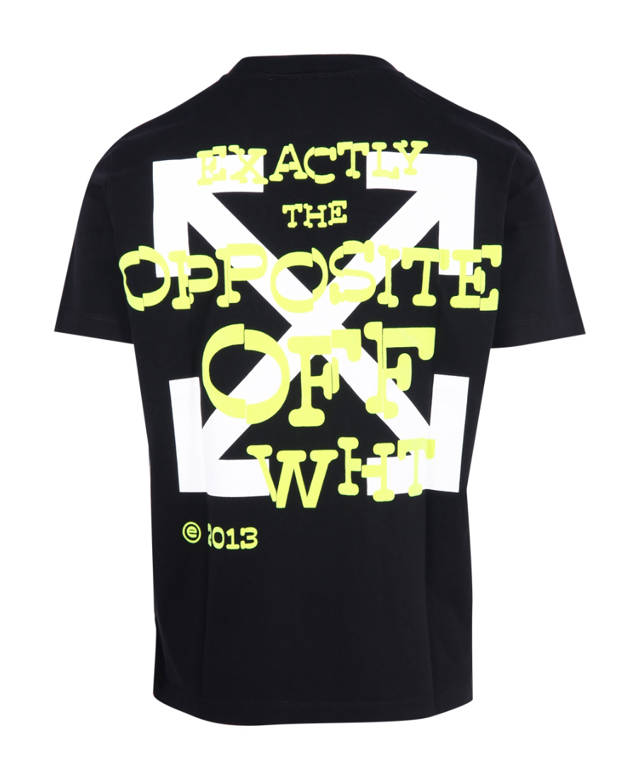 Off-white Opposite Arr Slim S/s Tee In Black