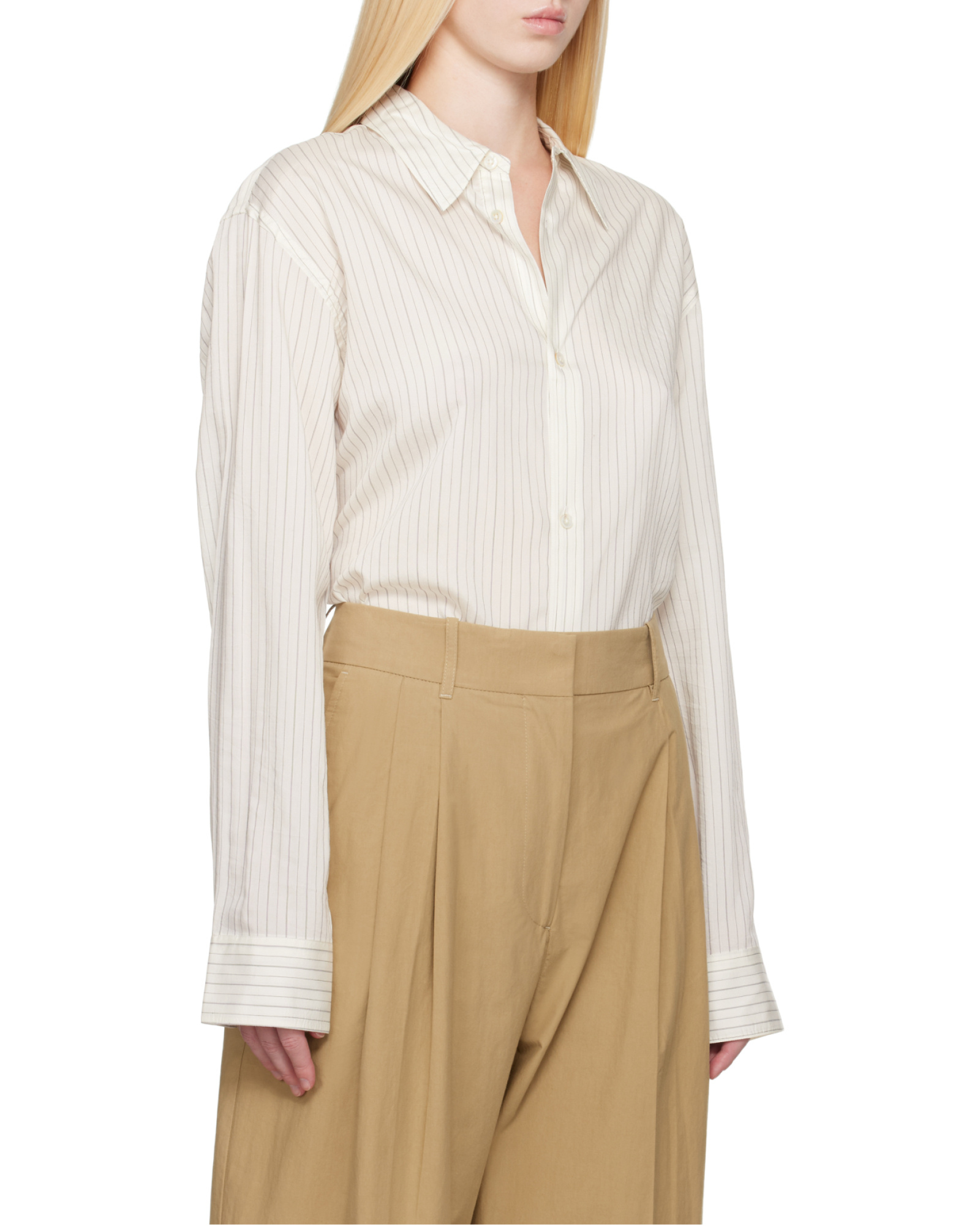 Studio Nicholson Striped Silk Shirt