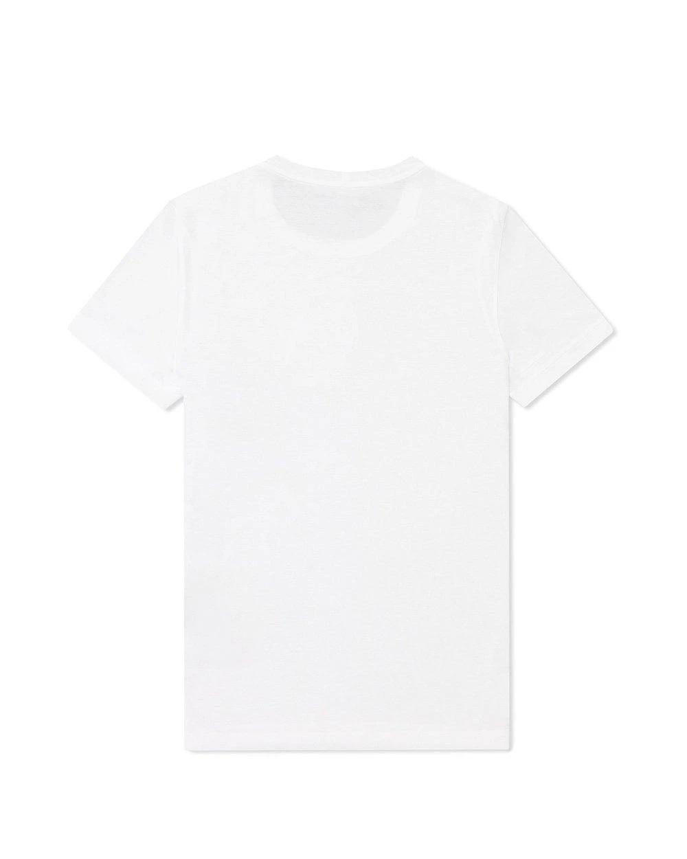 Giorgio Armani Logo Details T-shirt In White