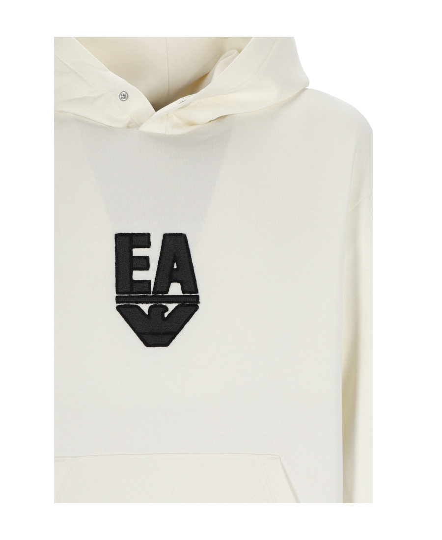Emporio Armani Hoodie In White