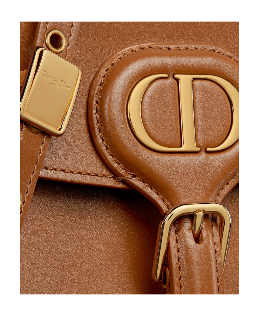Dior Bobby Frame Shoulder Bag In Brown