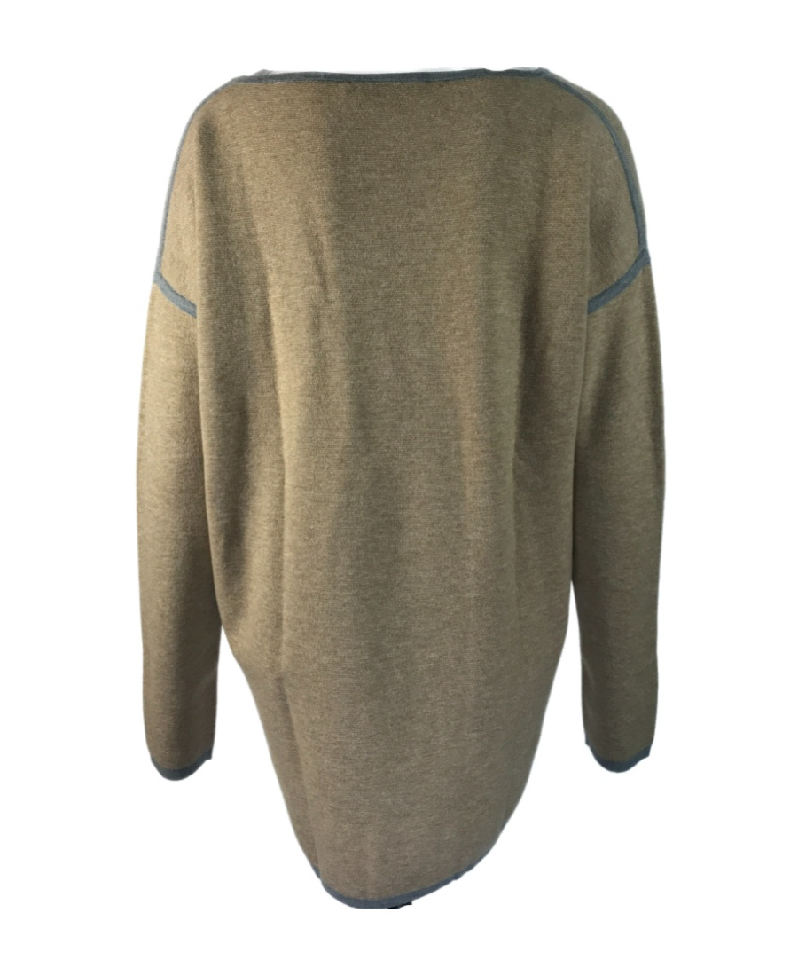 Max Mara Long-sleeved Sweater In Green
