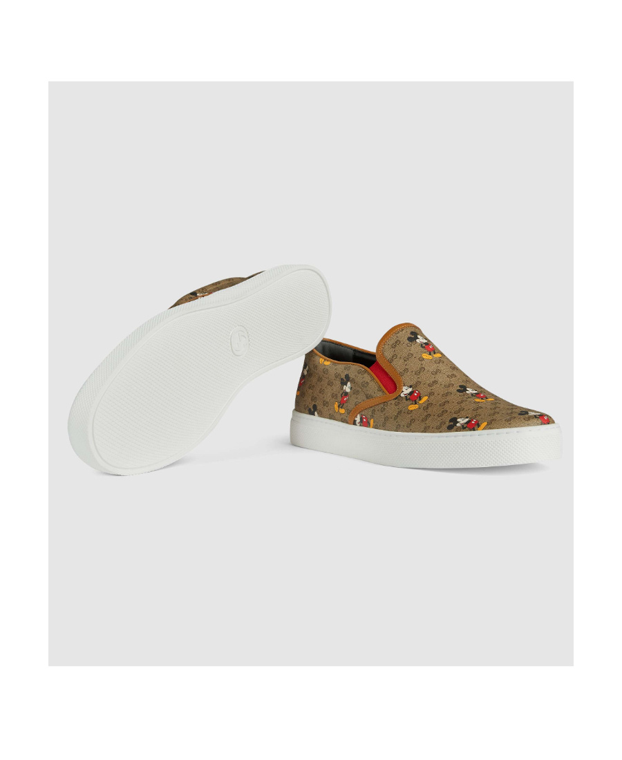 Gucci Printed Pattern Leisure Sports Shoes In Multicolor