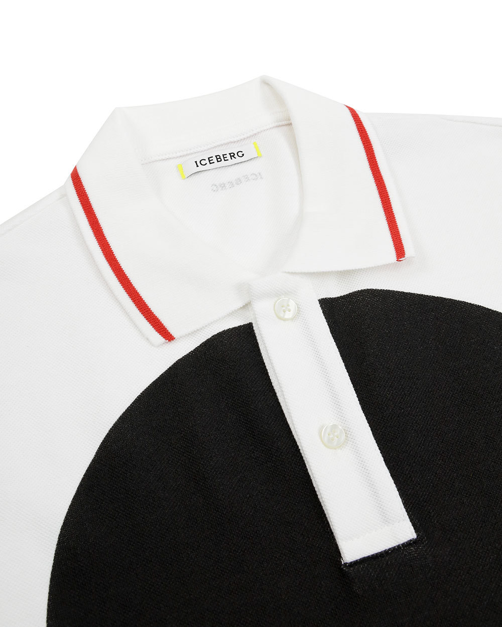 ICEBERG PRINTED PATTERN POLO SHIRT