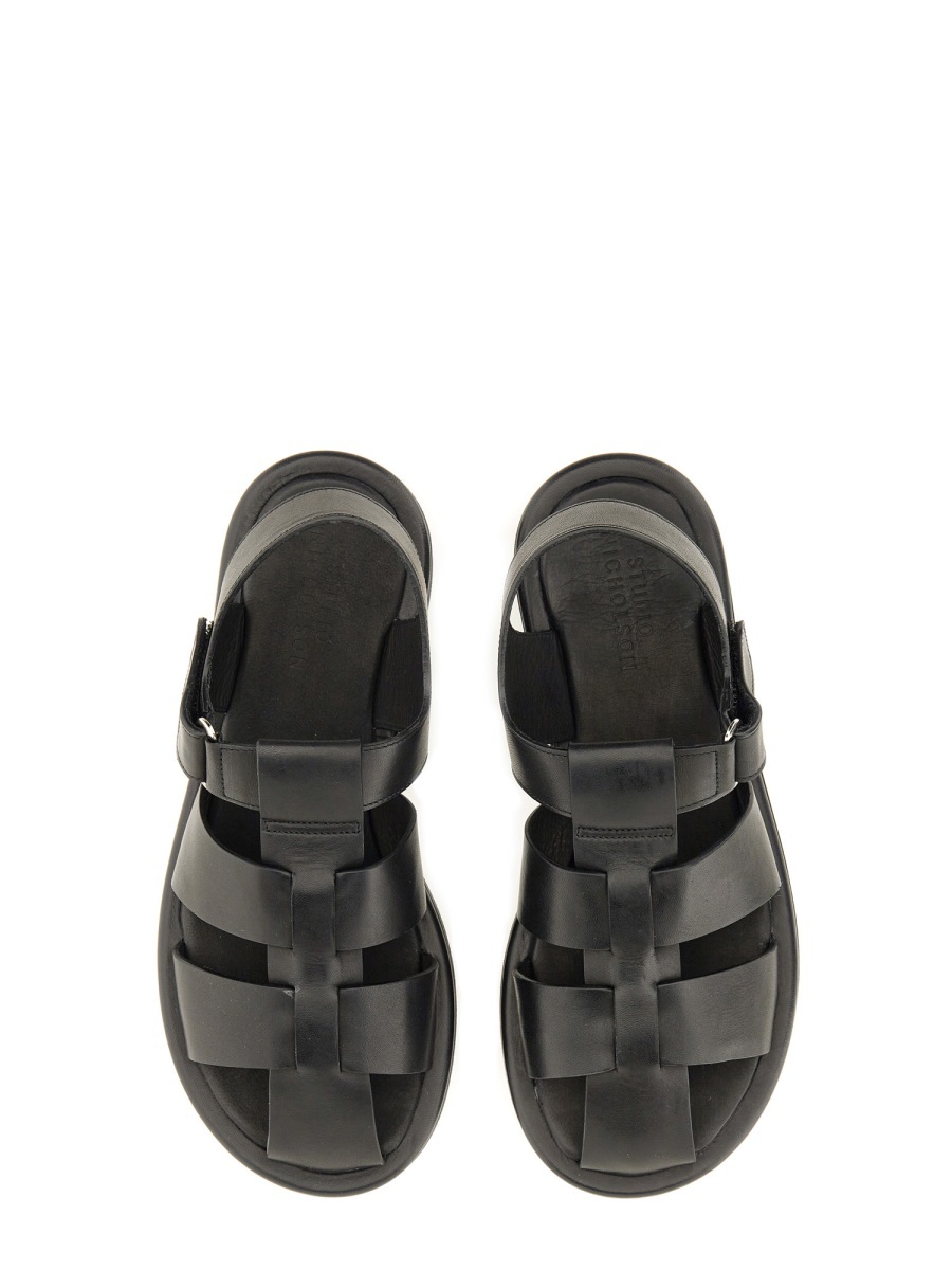 Studio Nicholson Cassius Strappy Sandals In Black