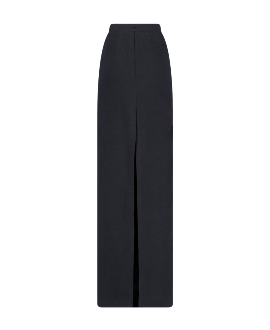 Ann Demeulemeester High-waisted Floor-length Skirt In Black