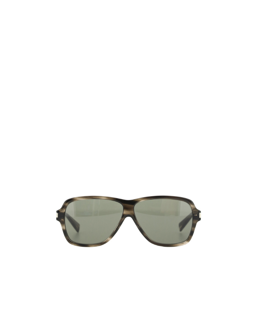 Saint Laurent Sl 609 Pilot-frame Sunglasses In Nude