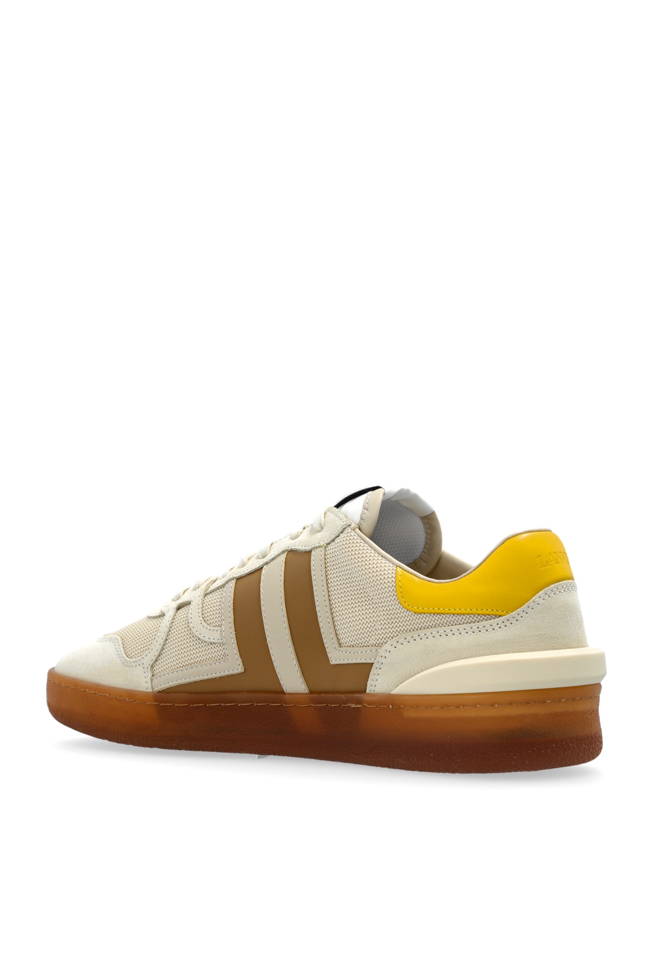 Lanvin Clay Mesh Sneakers In White