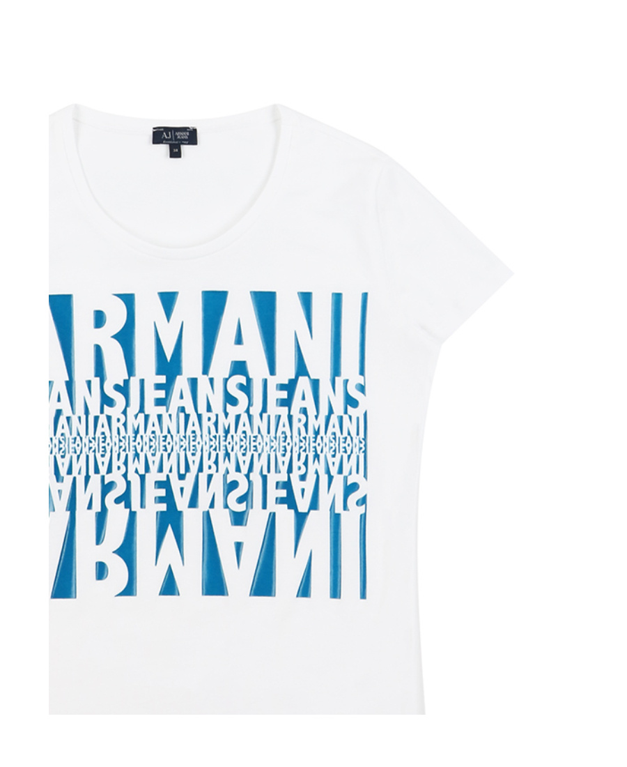 ARMANI JEANS LOGO PRINTED T-SHIRT