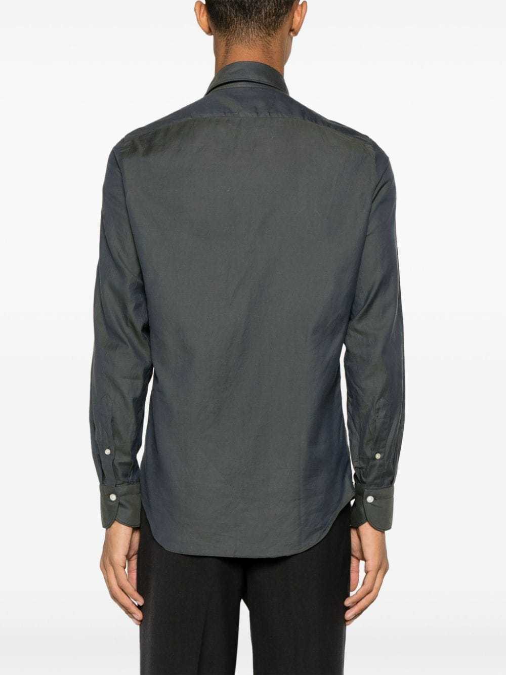 Shop Finamore 1925 Napoli Tokyo Cotton Shirt In Black