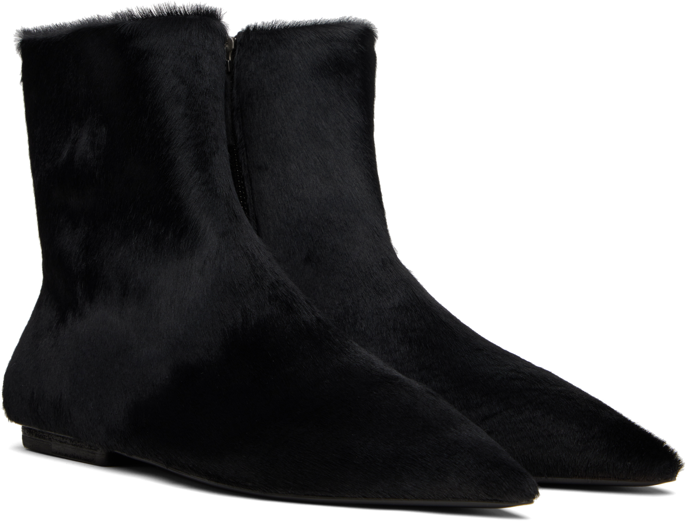 Marsèll Black Ago Boots In Multi