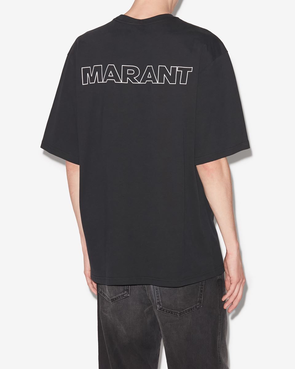 Isabel Marant Short-sleeved Crewneck T-shirt In Black