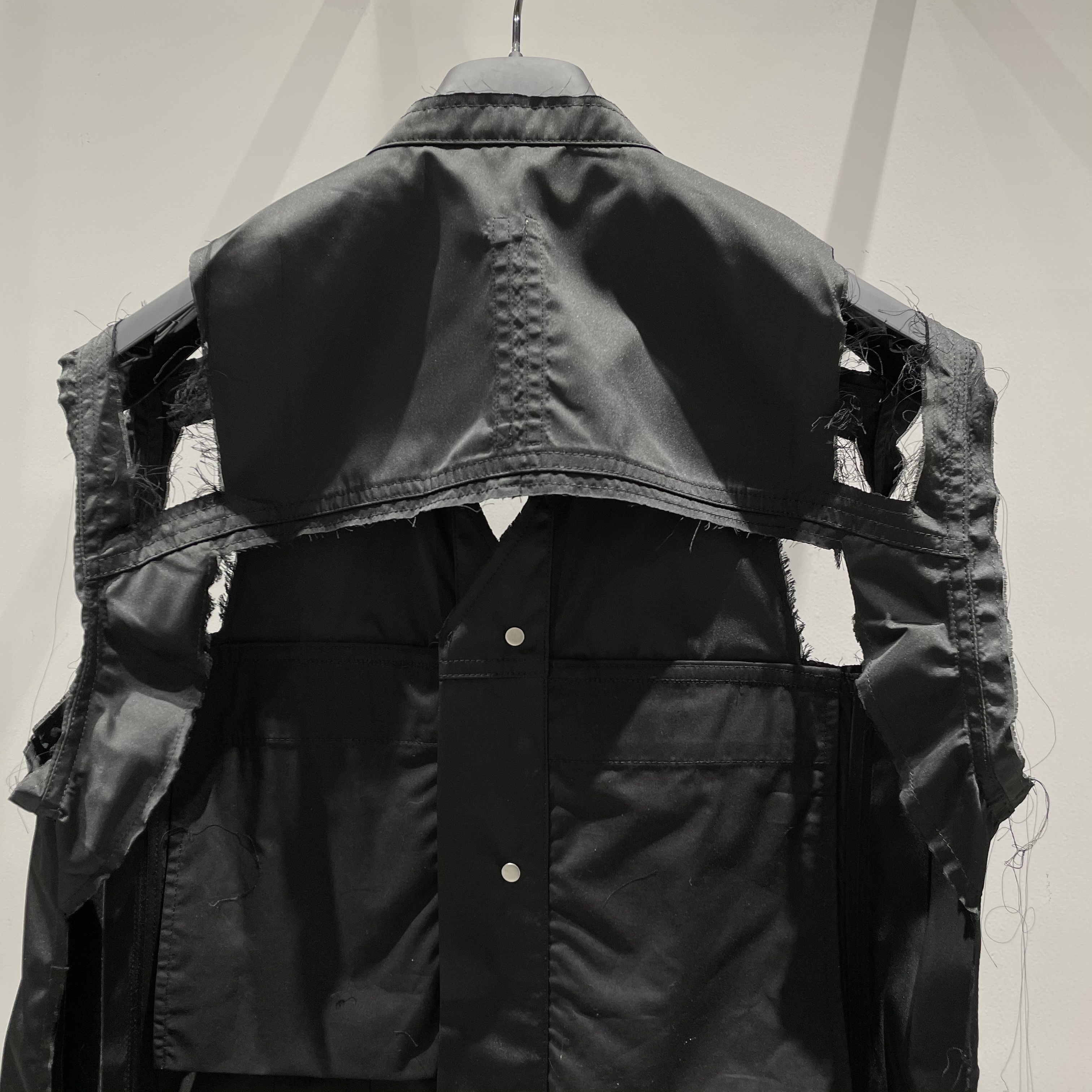 Rick Owens Drkshdw Logo Vest Casual Jacket In Black