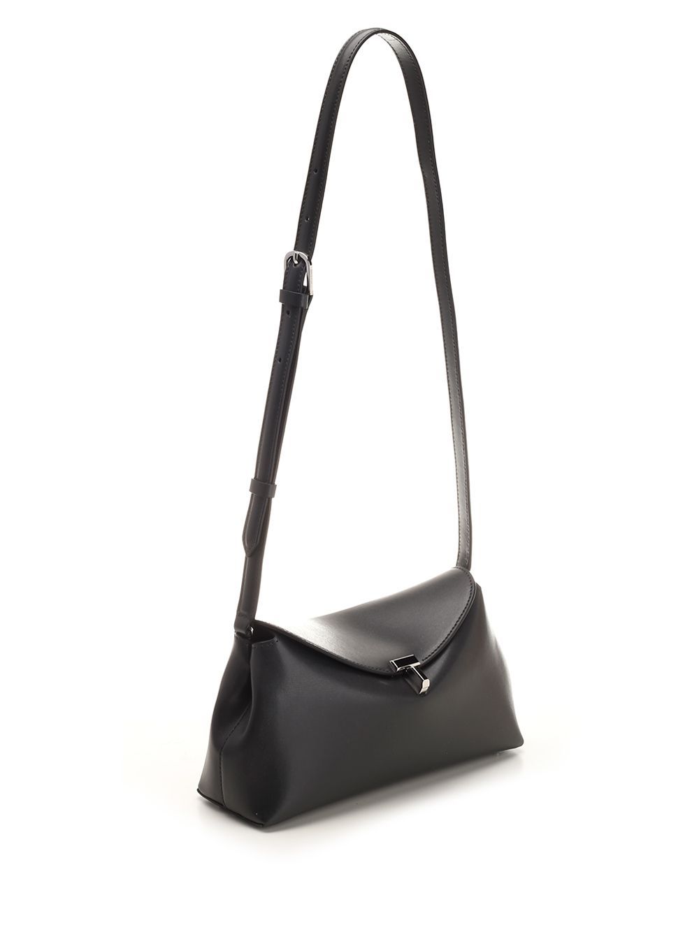 Totême T-lock Shoulder Bag In Black