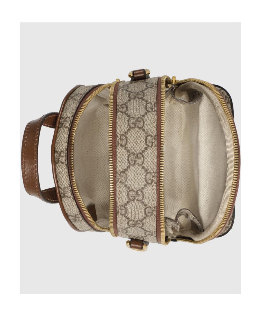 Gucci Interlocking G Canvas Backpack In Multicolor