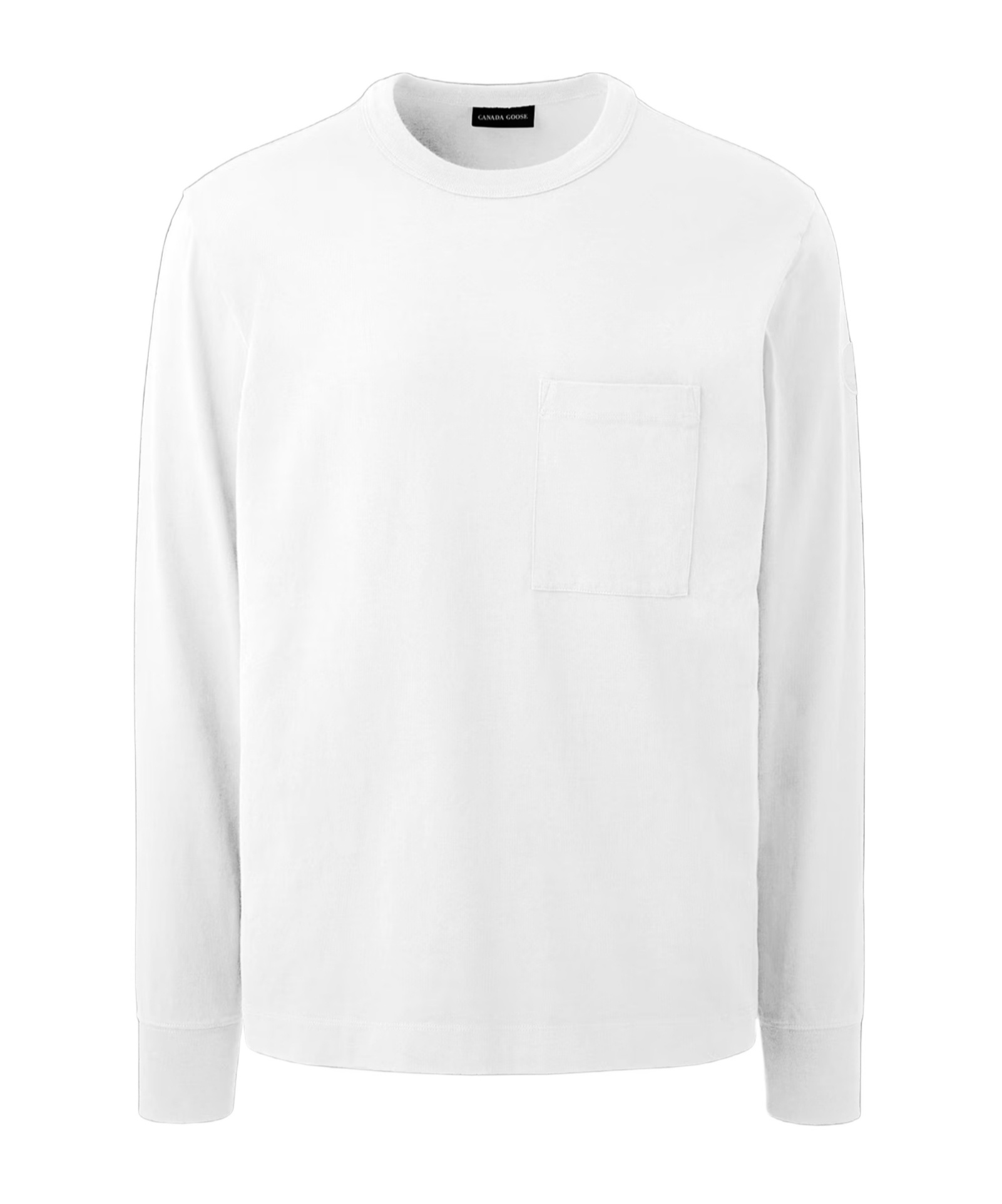Canada Goose Gladstone Long Sleeve T-shirt In White