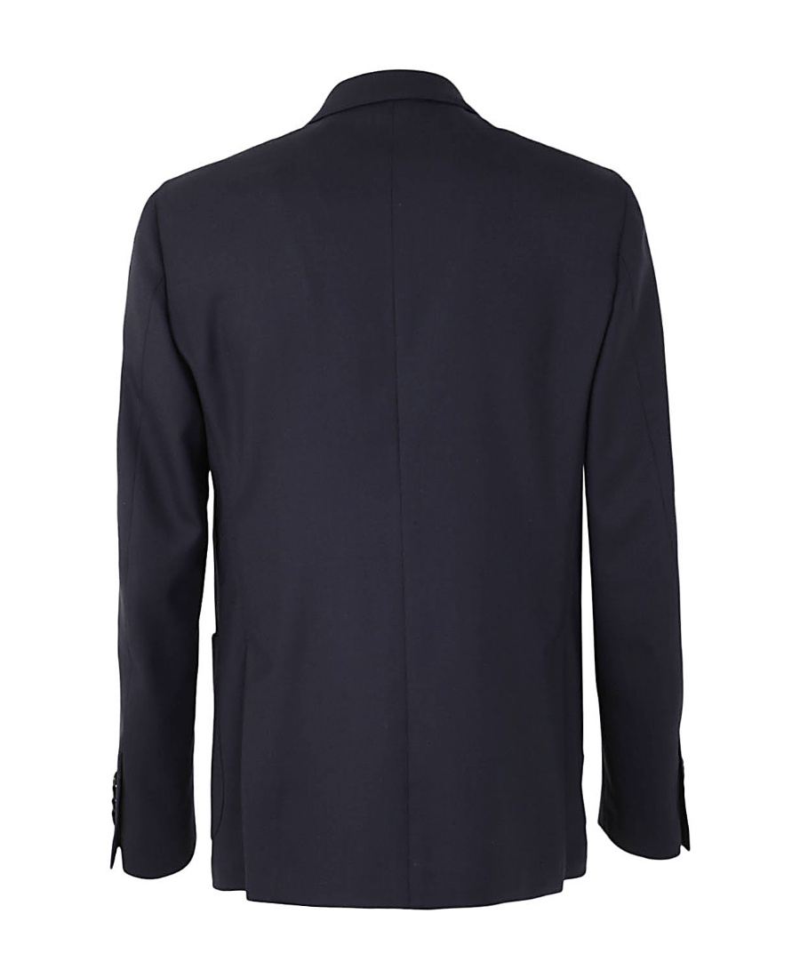 Lardini Velvet Blazer Jacket With Tailored Fit And Classic Notch Lapels In Black