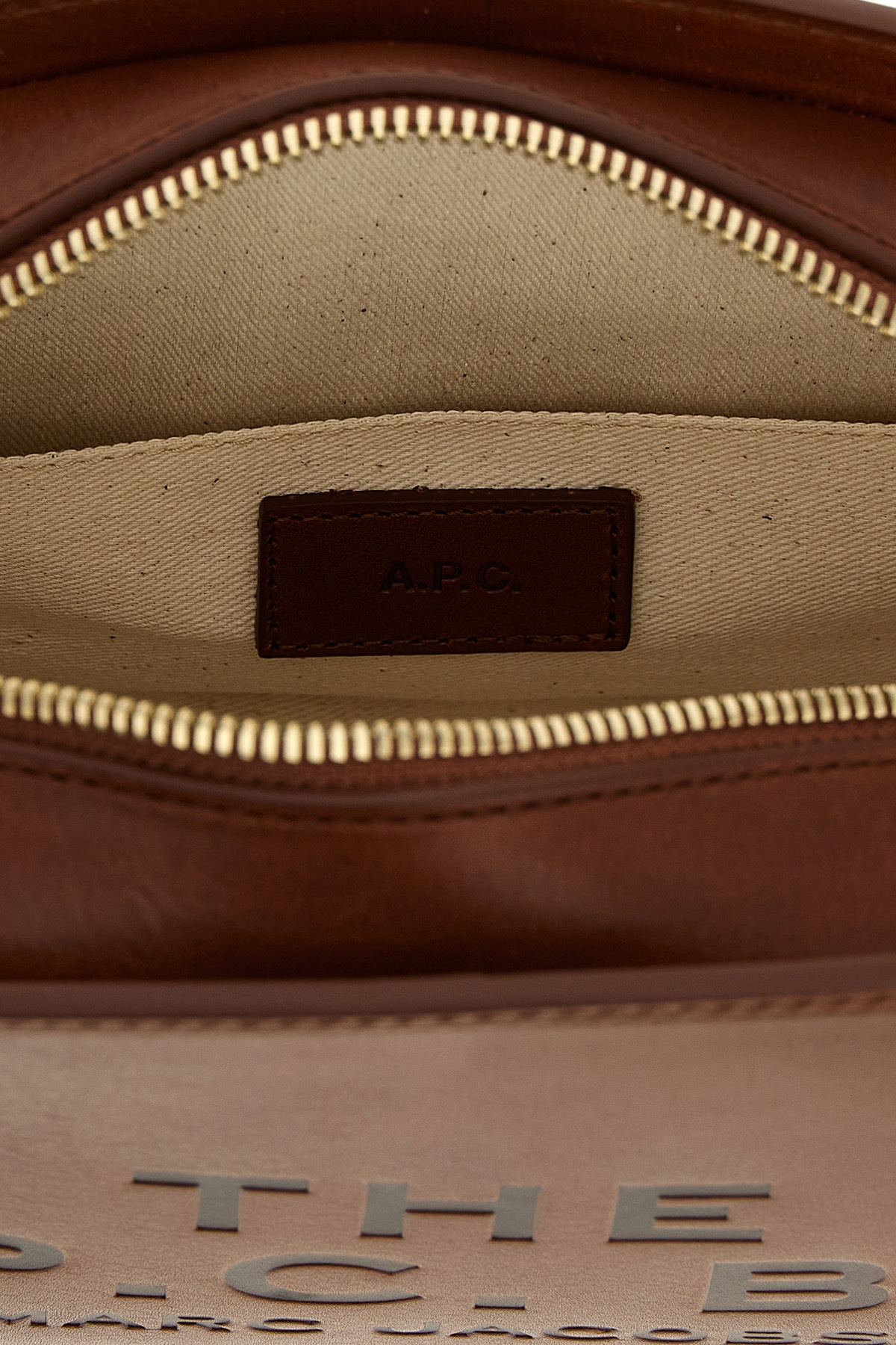 Apc Capsule Crossbody Bag A.p.c. X Marc Jacobs Crossbody Bags Brown In Brown