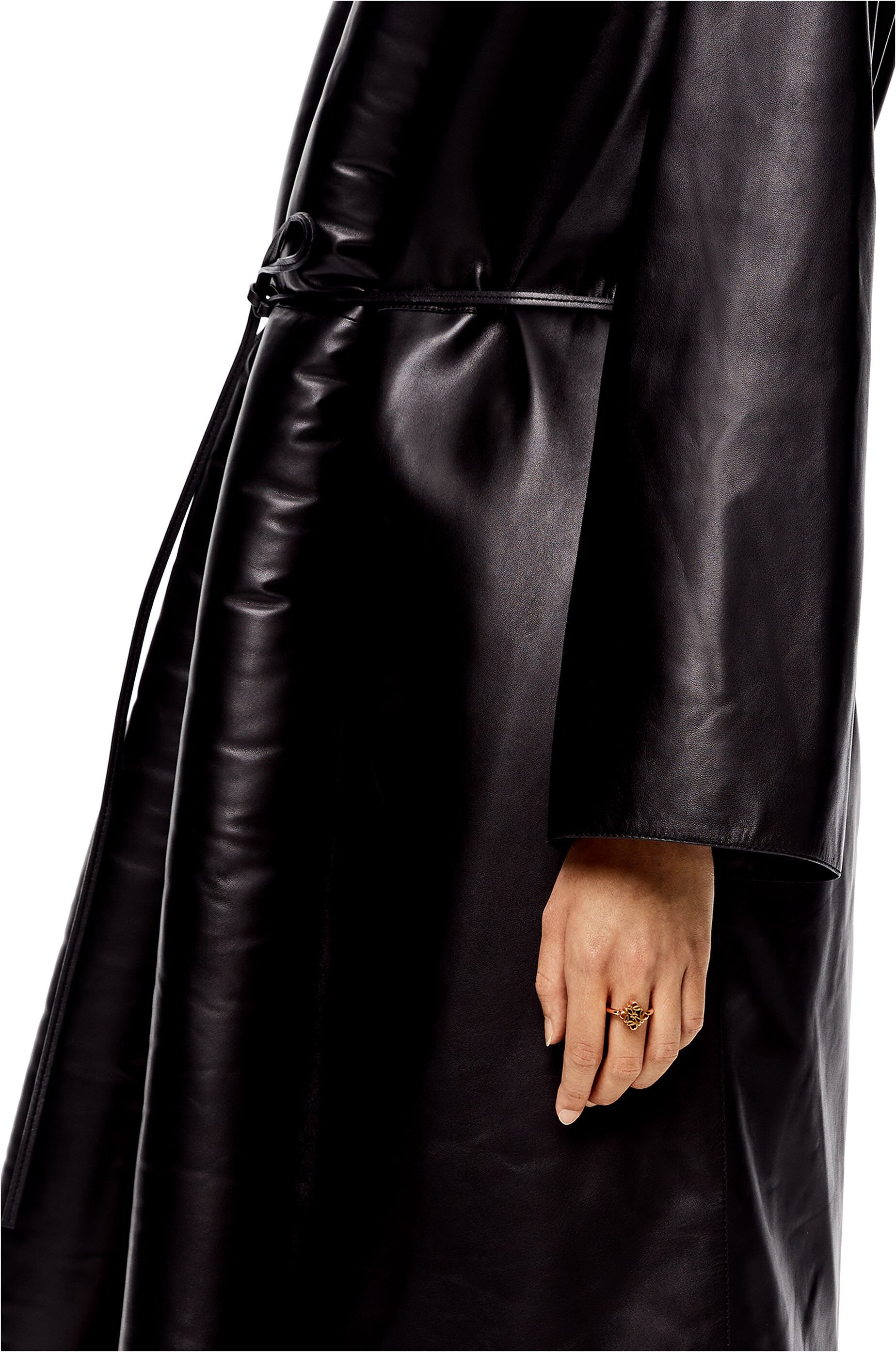 Loewe Single Anagram Ring In Yellow