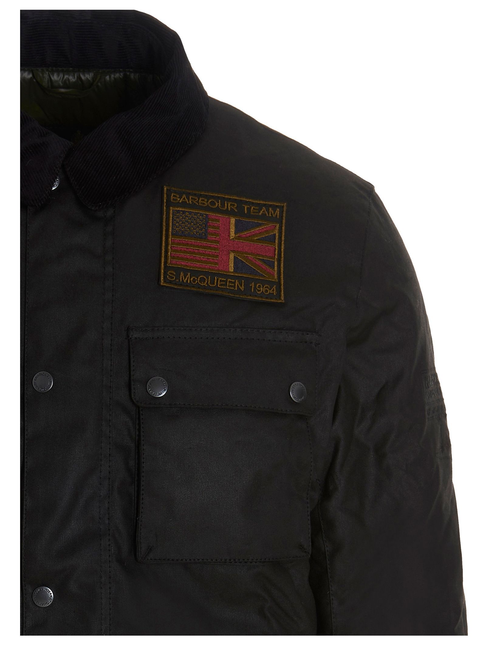 BARBOUR WAX-EFFECT FIELD JACKET