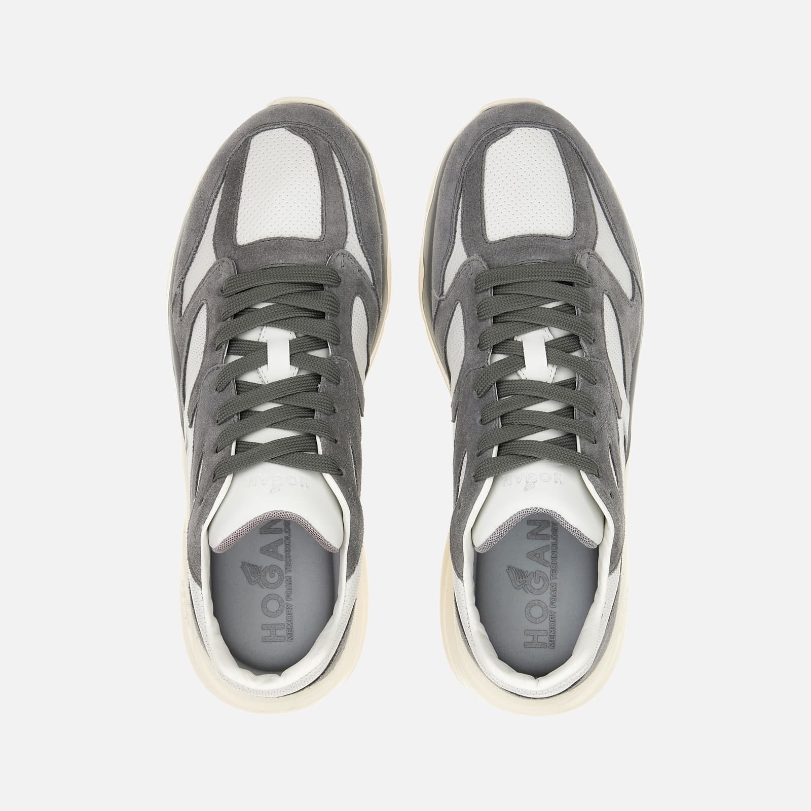 Hogan Men's H665 Leather Sneakers In White