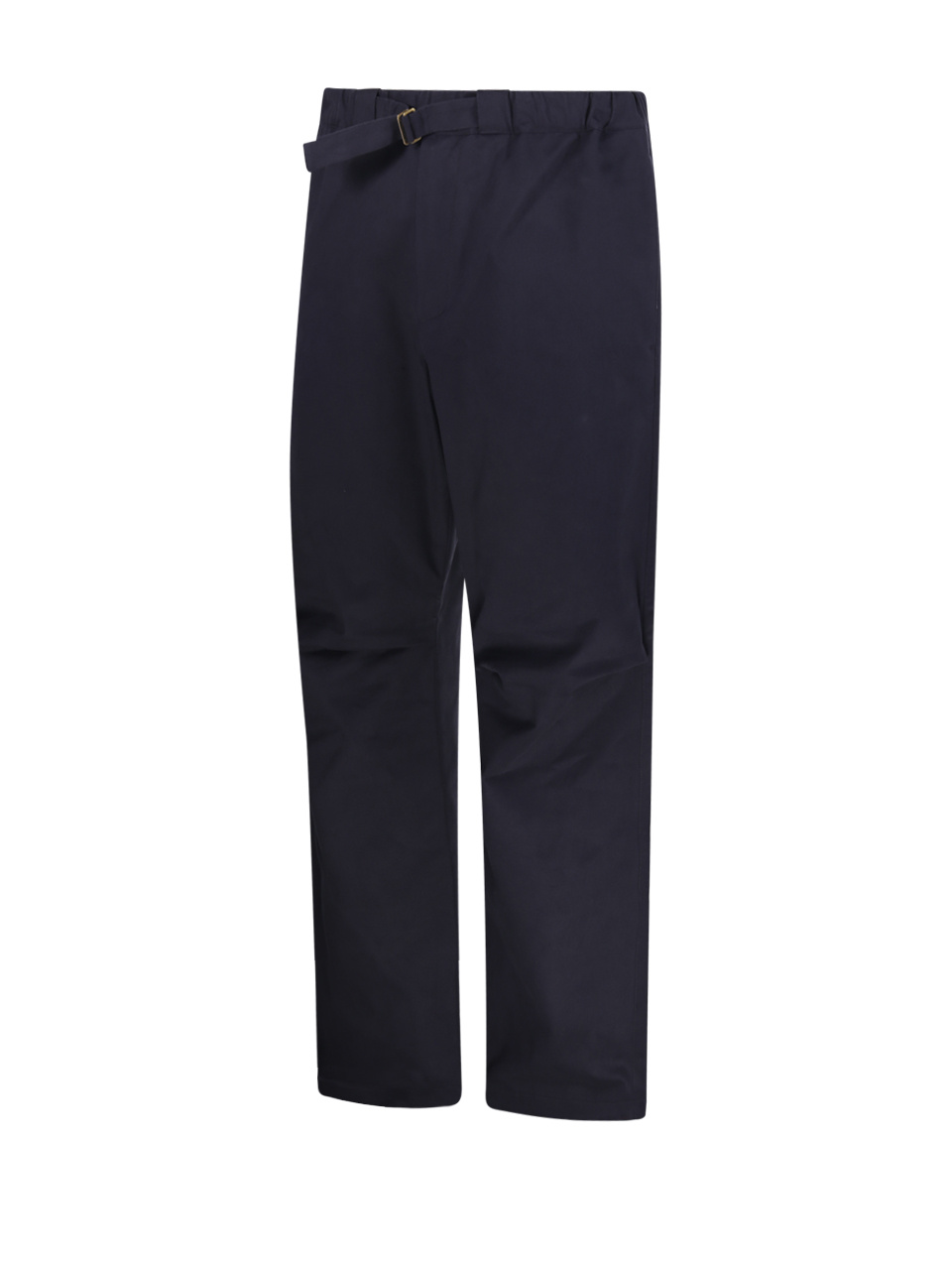 Darkpark Buckle-fastening Straight-leg Trousers In Black