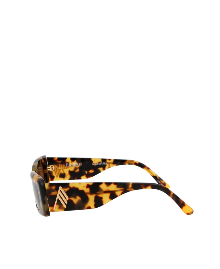 Attico Logo Sunglasses In Brown