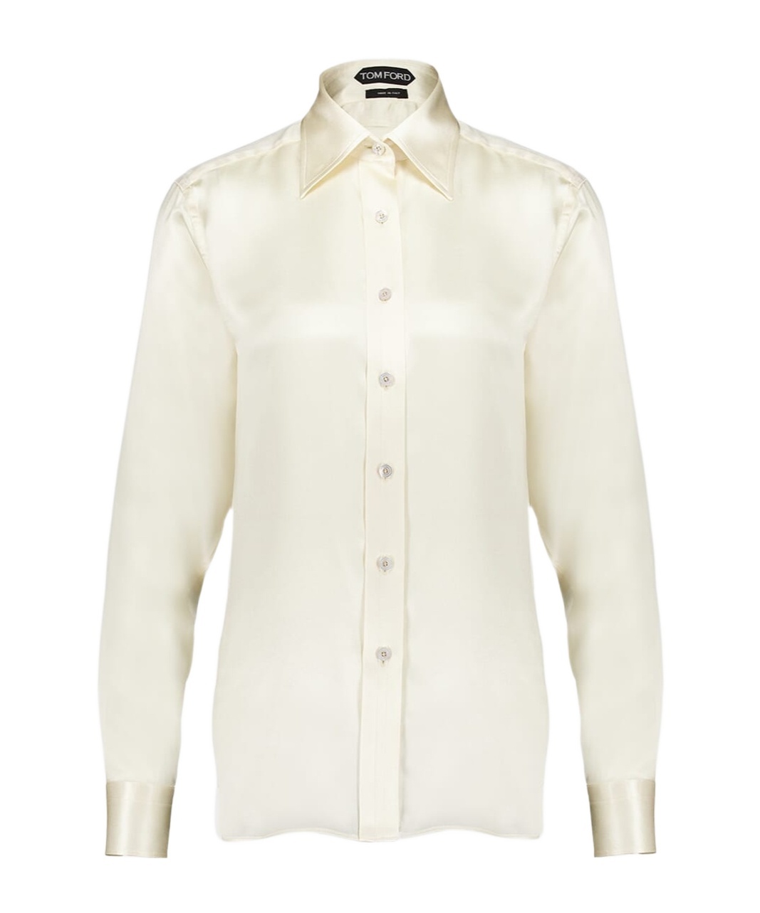 Shop Tom Ford Silk Shirt In White