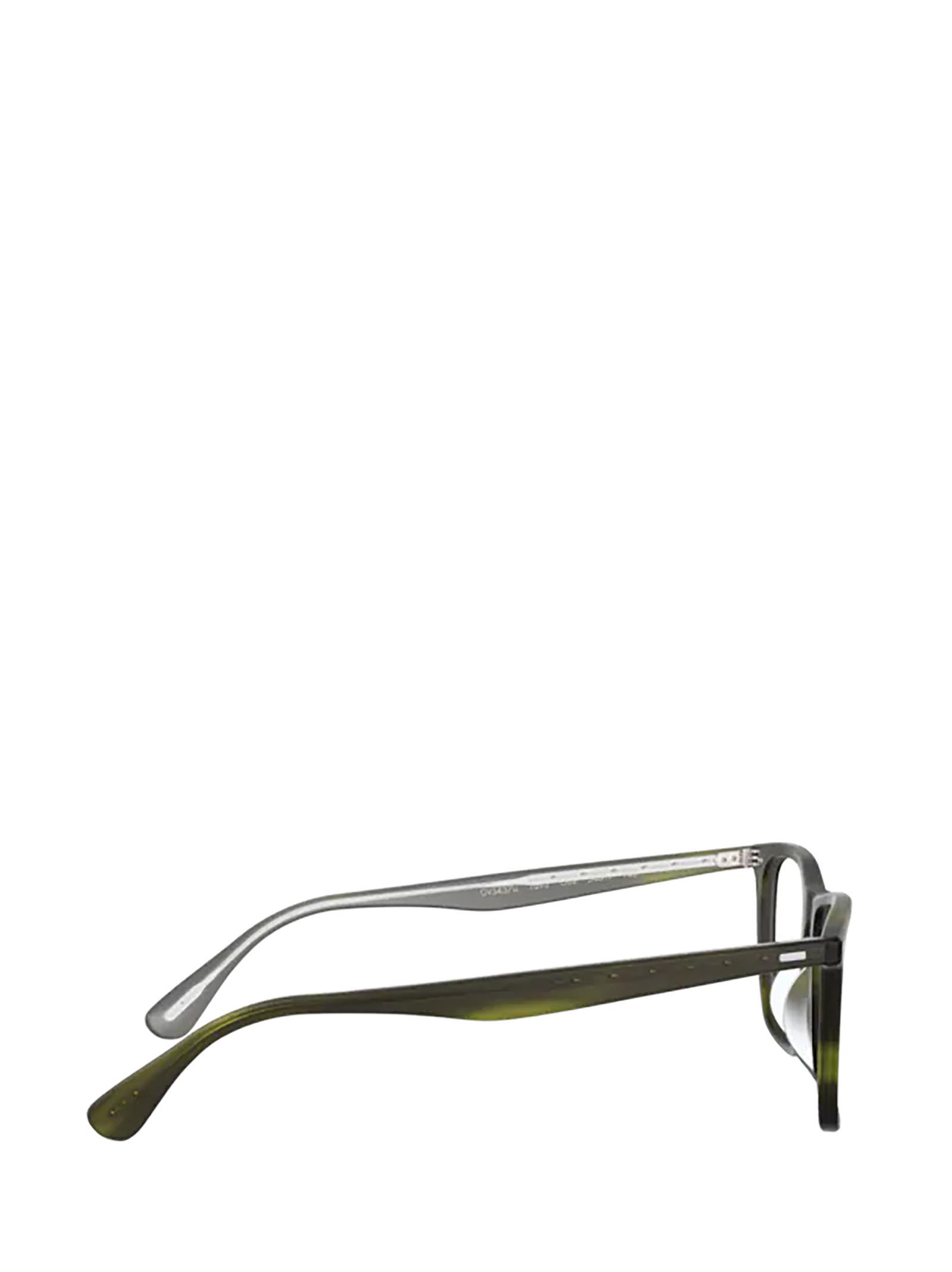 Oliver Peoples Geometrical Frame Flat Mirror In Green