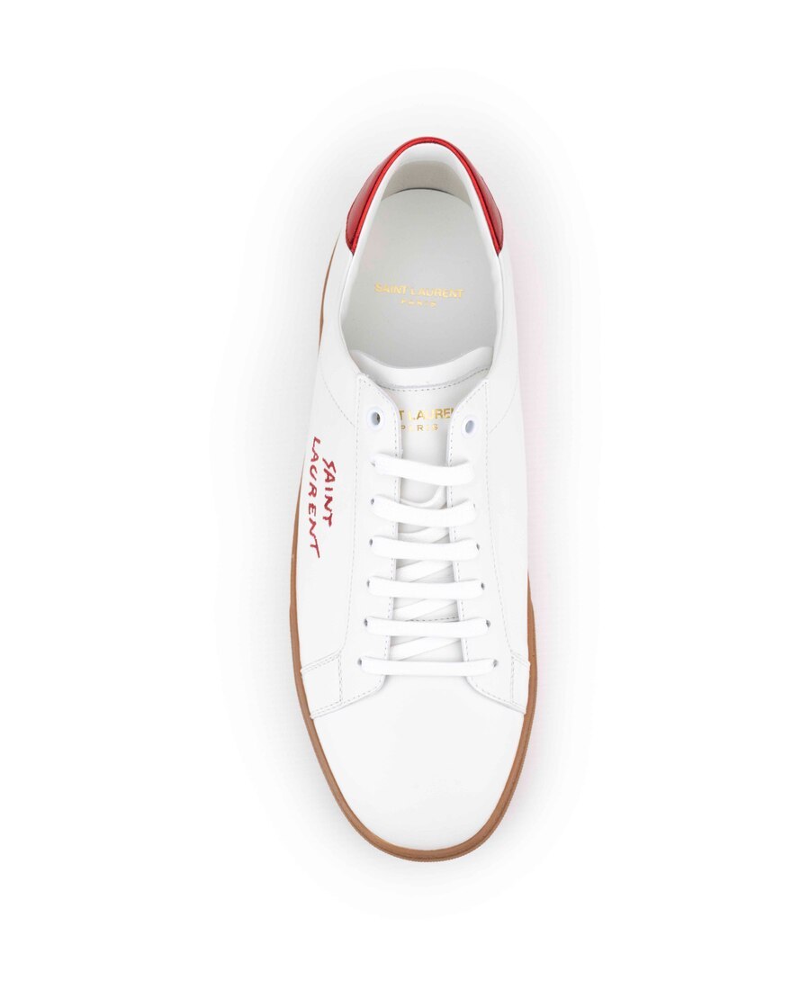 Saint Laurent Court Classic Sl/06 Sneakers In White