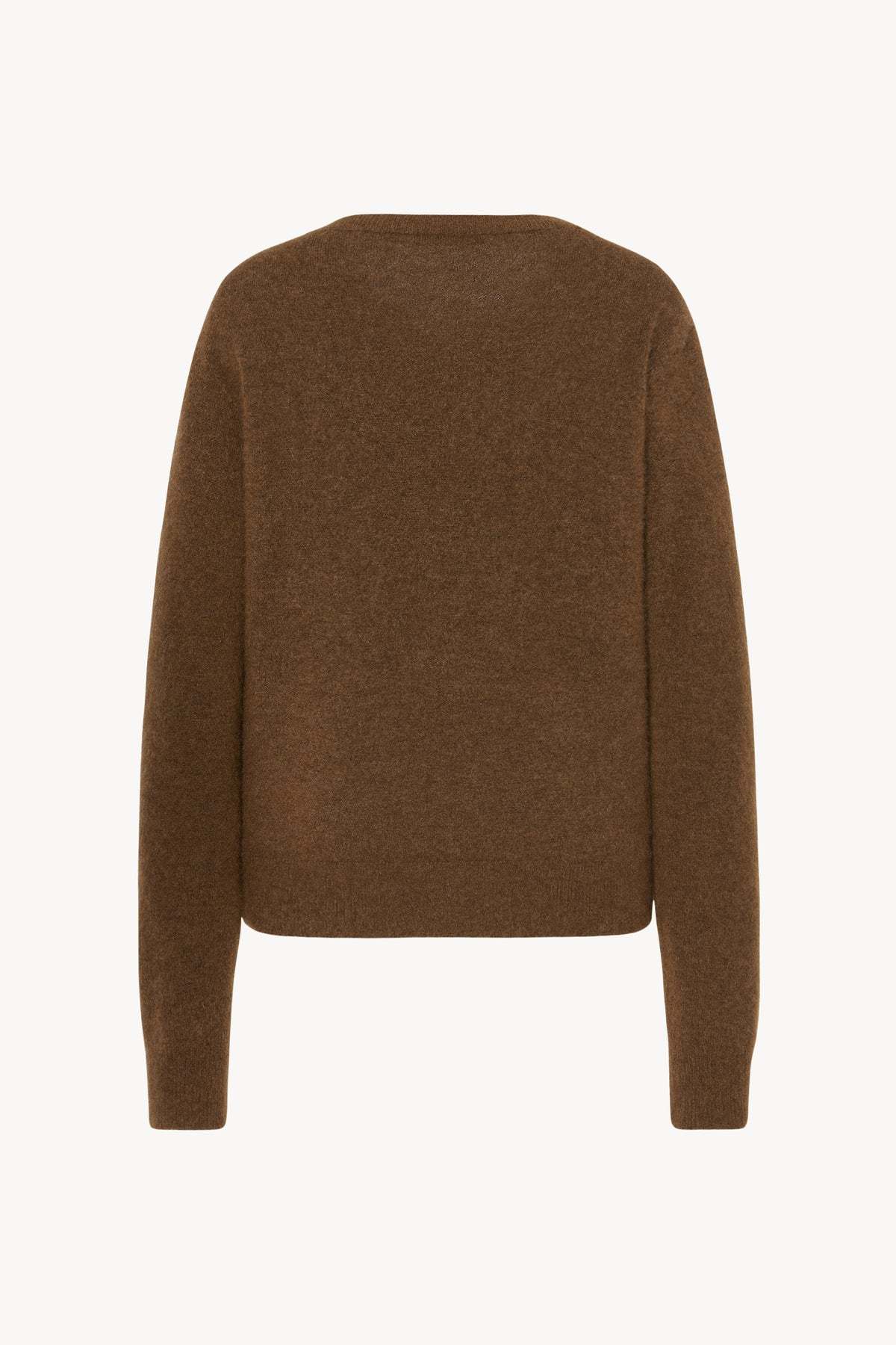 The Row Lorynna Cashmere And Silk-blend Sweater In Brown