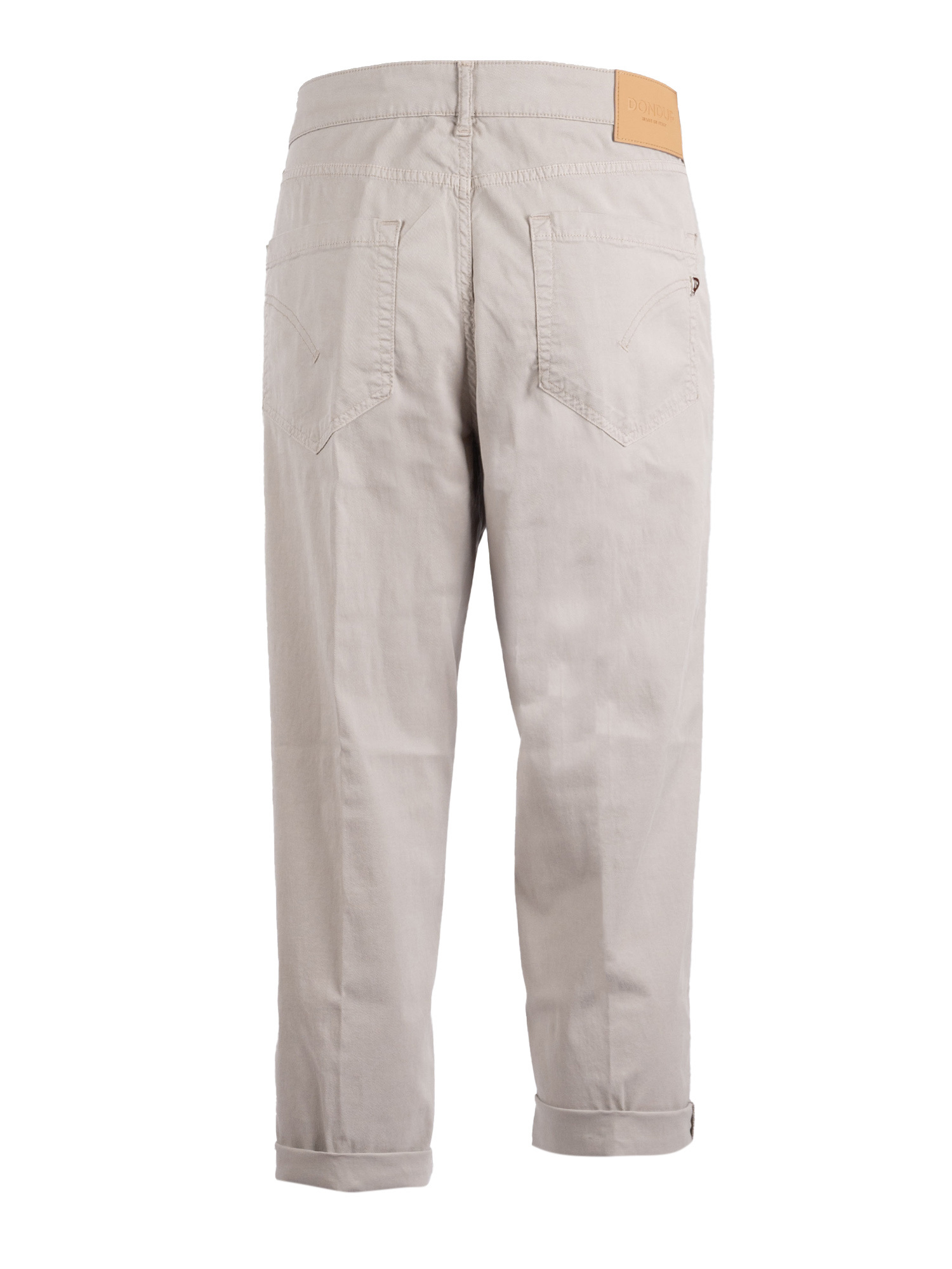 Dondup Belt-lined Jeans In Gray