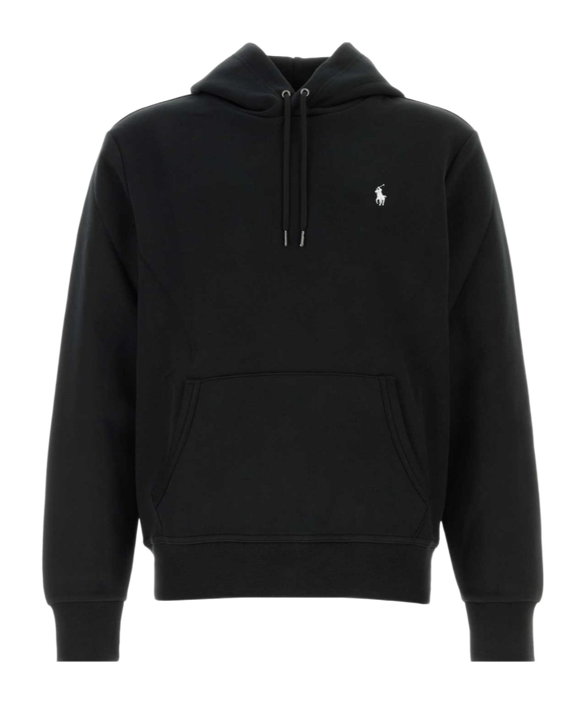 Polo Ralph Lauren Cotton Blend Sweatshirt With Logo Iconic Embroidery In Black