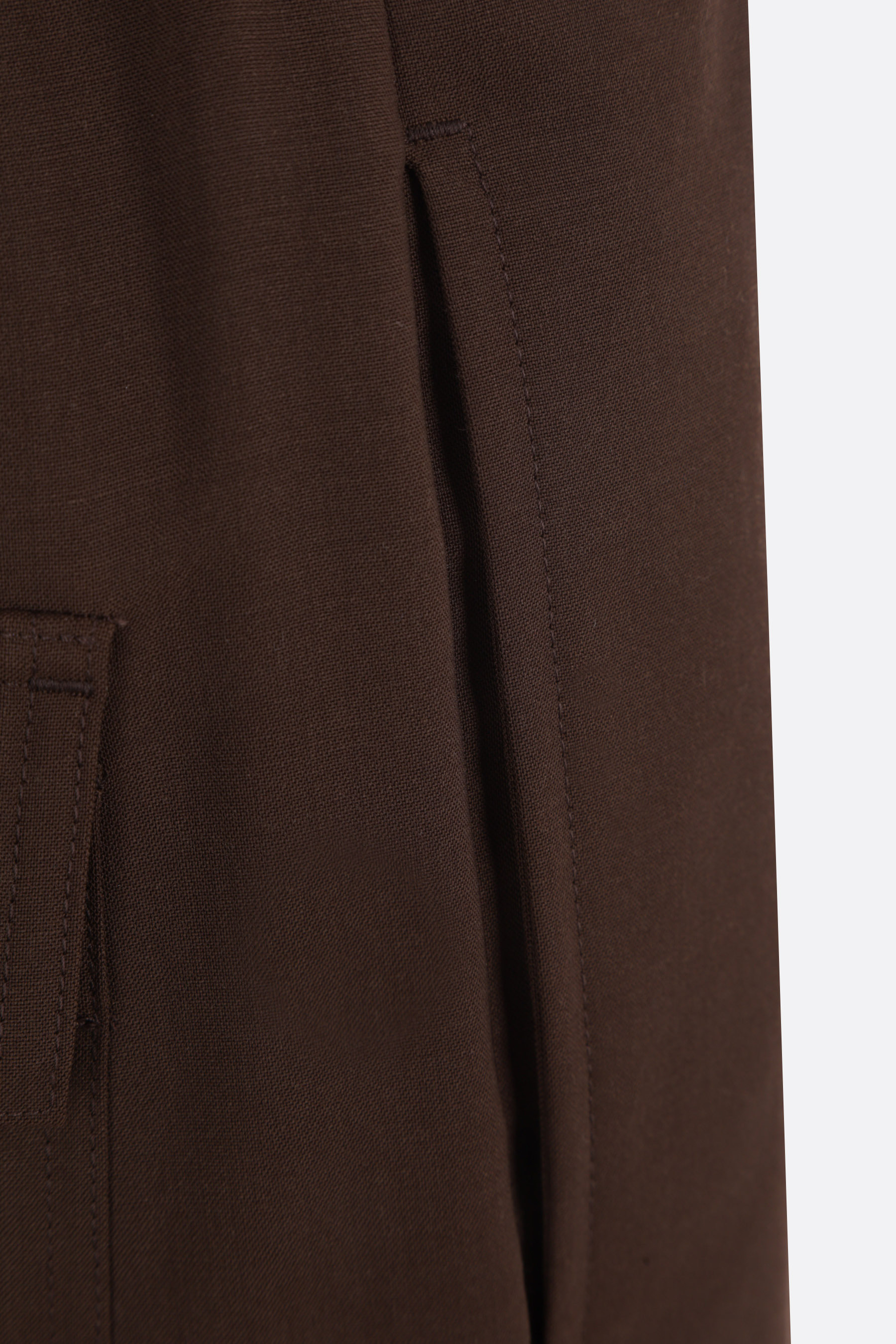 Rick Owens Drawstring Casual Trousers In Brown